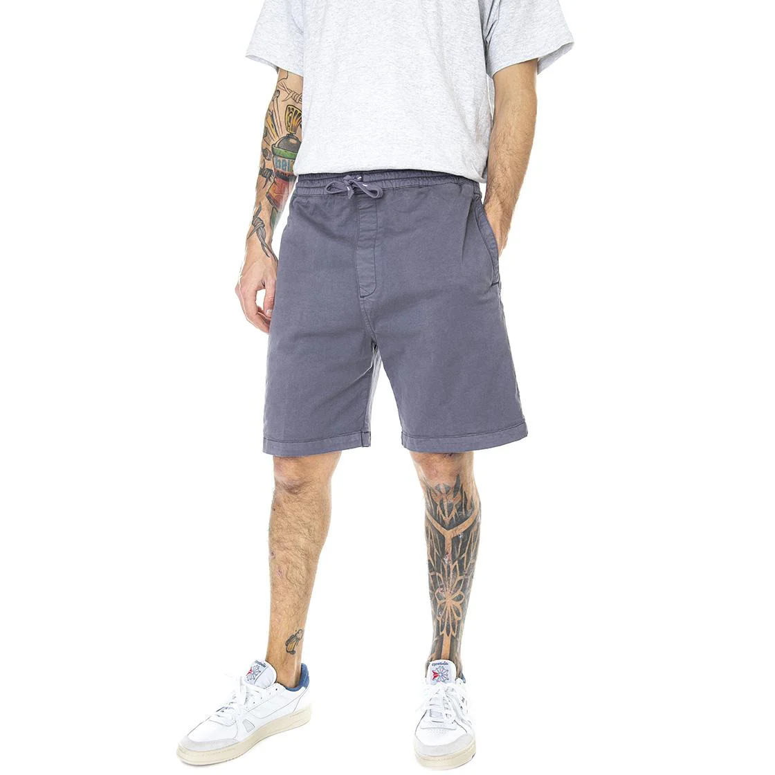 Lawton Short Decent Purple - Bermuda Uomo Grigi Uomo CARHARTT WIP