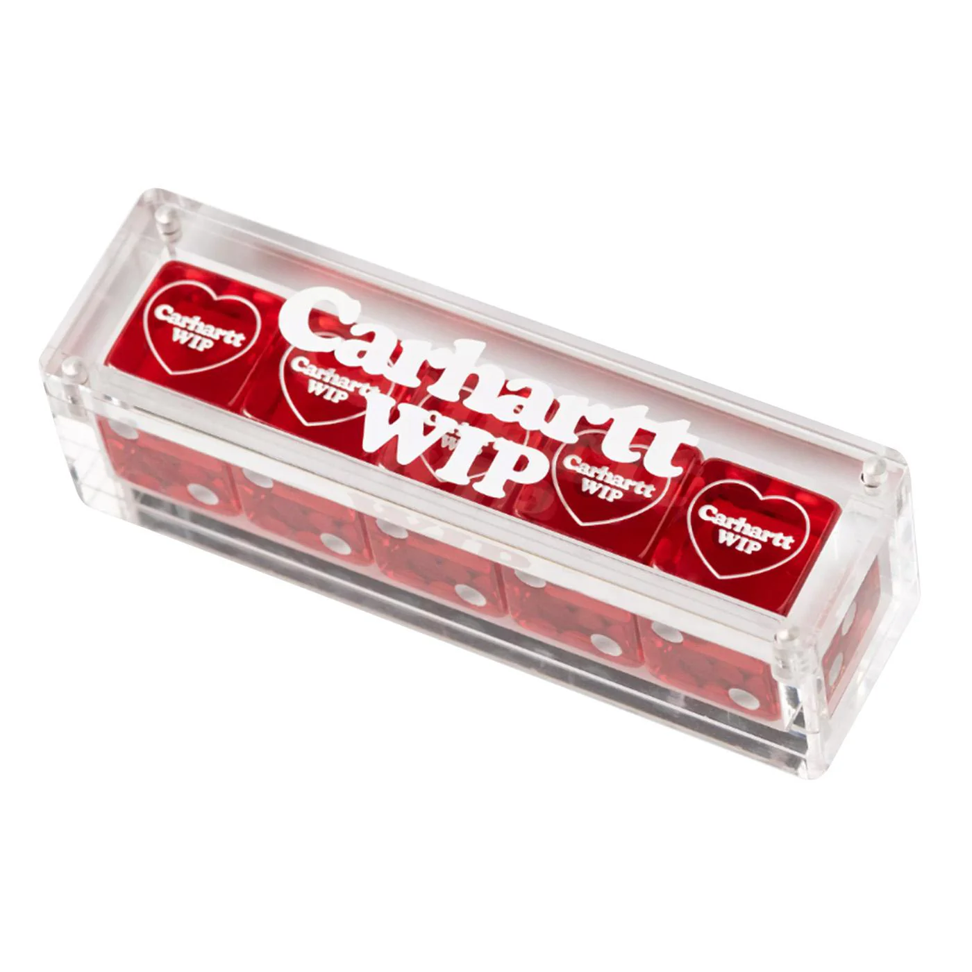 Heart Dice Set Scarlet - Set di Dadi Rossi ACCESSORI CARHARTT WIP