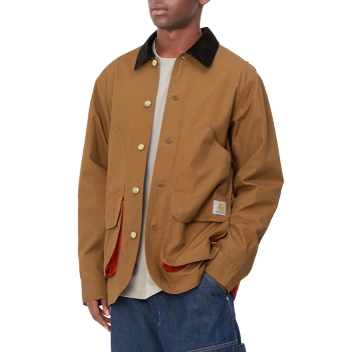 HESTON JACKET HAMILTON BROWN / CHERRY - Giacca Uomo Marrone Uomo CARHARTT WIP - Image 2
