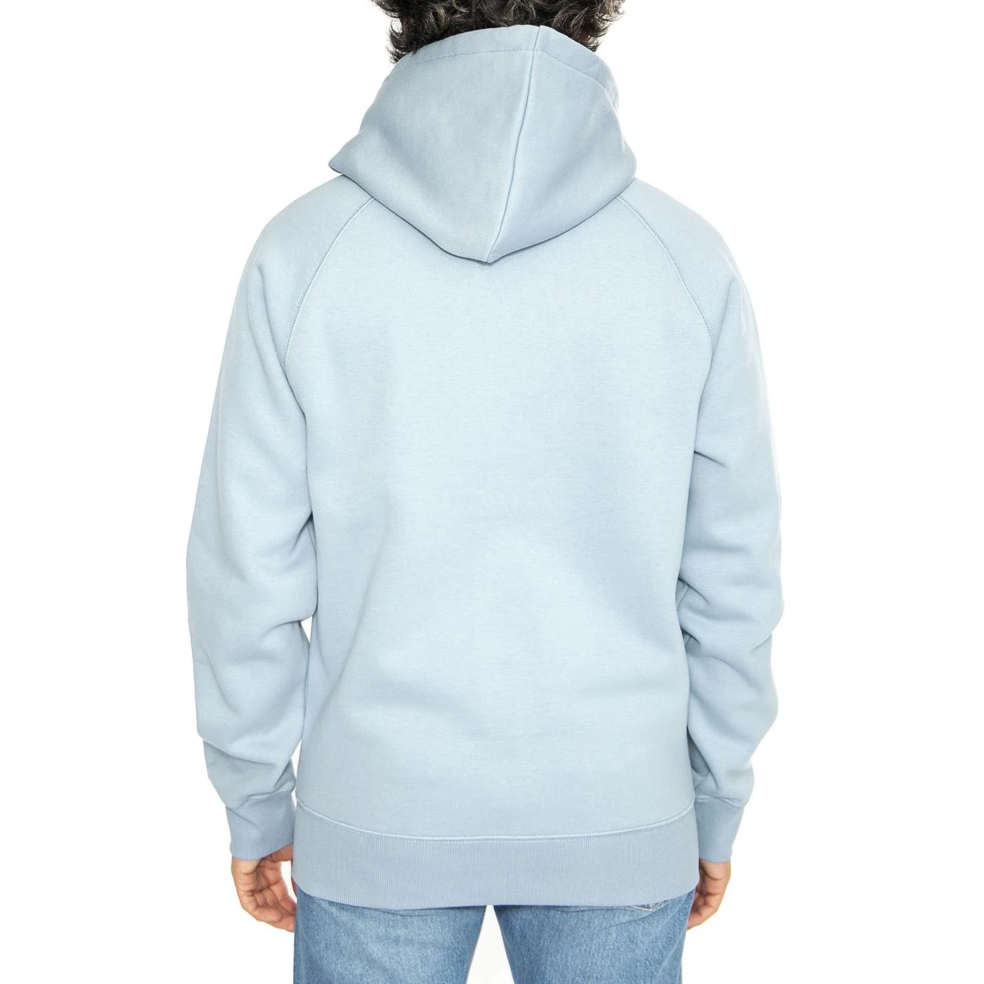 Hooded Chase Jacket Frosted Blue / Gold - Felpa con Cappuccio Uomo Blu Uomo CARHARTT WIP - Image 3