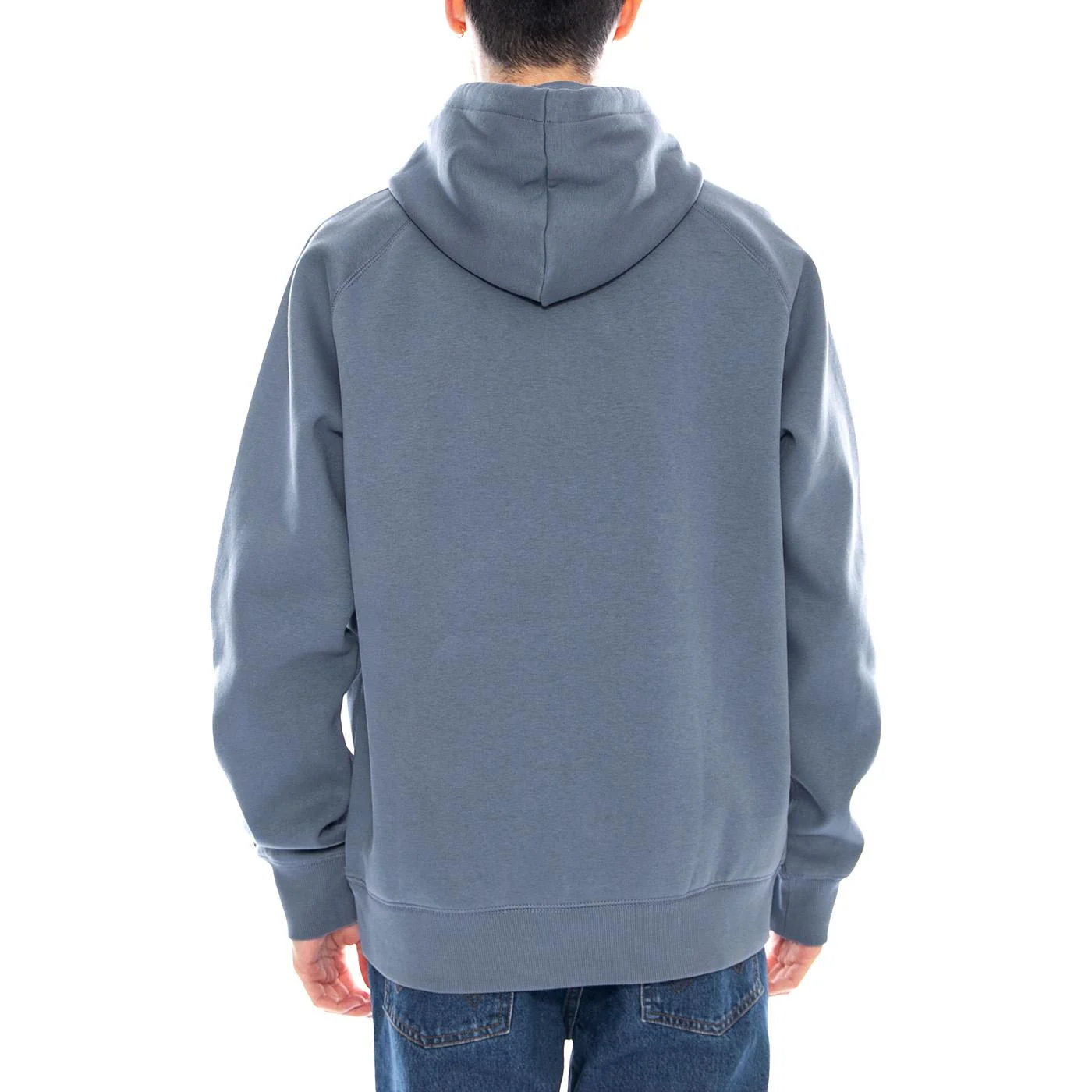 Hooded Chase Sweat Angelite / Gold - Felpa con Cappuccio Uomo Verde Uomo CARHARTT WIP - Image 3