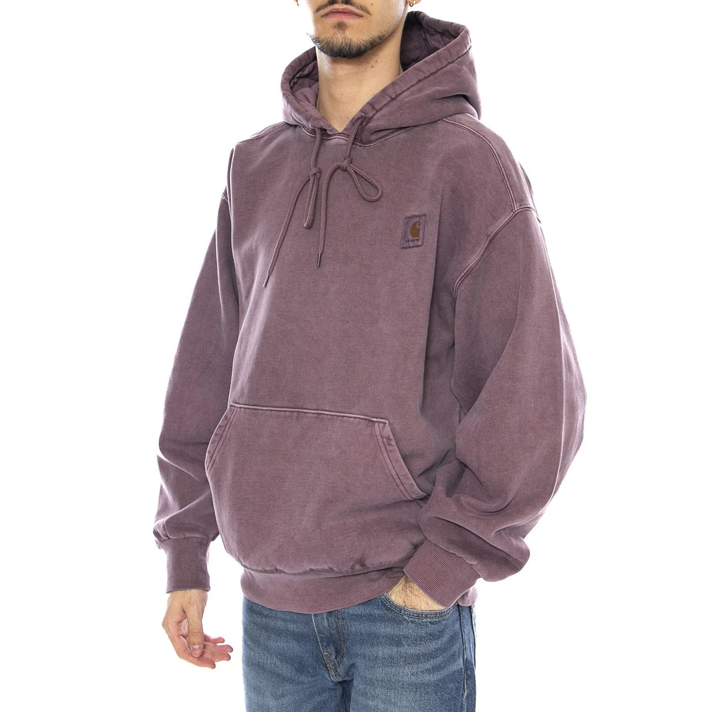 Hooded Vista Sweat Phlox -- Felpa con Cappuccio Uomo Viola  Uomo CARHARTT WIP
