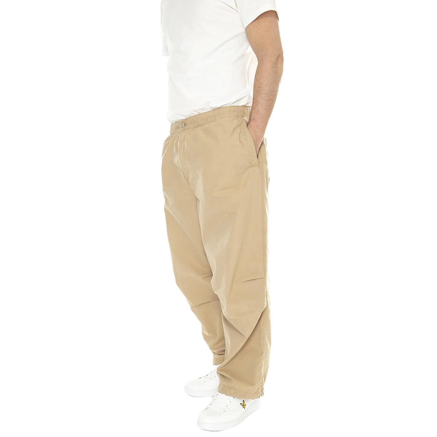 Judd Pant Wall /garment dyed - Pantaloni Uomo Beige Uomo CARHARTT WIP