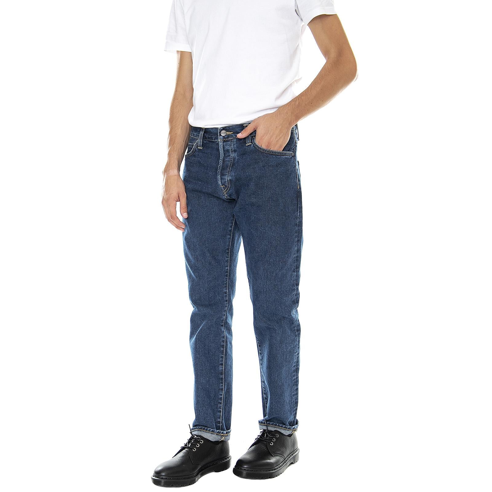 Klondike - Pantaloni Denim Jeans Uomo Blu  Uomo CARHARTT WIP
