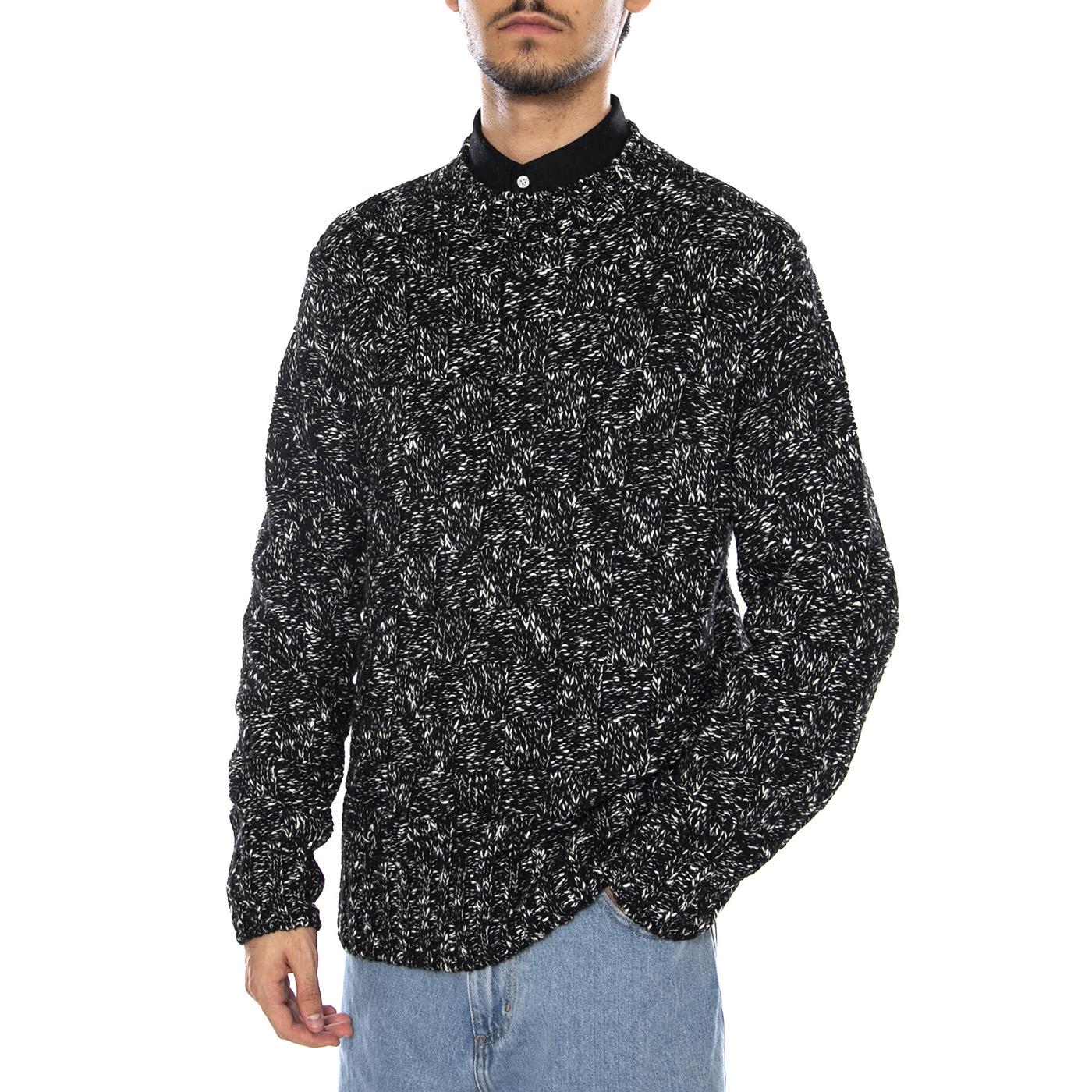 Kyloe Sweater Black Heather - Maglione Girocollo Uomo Nero Uomo CARHARTT WIP