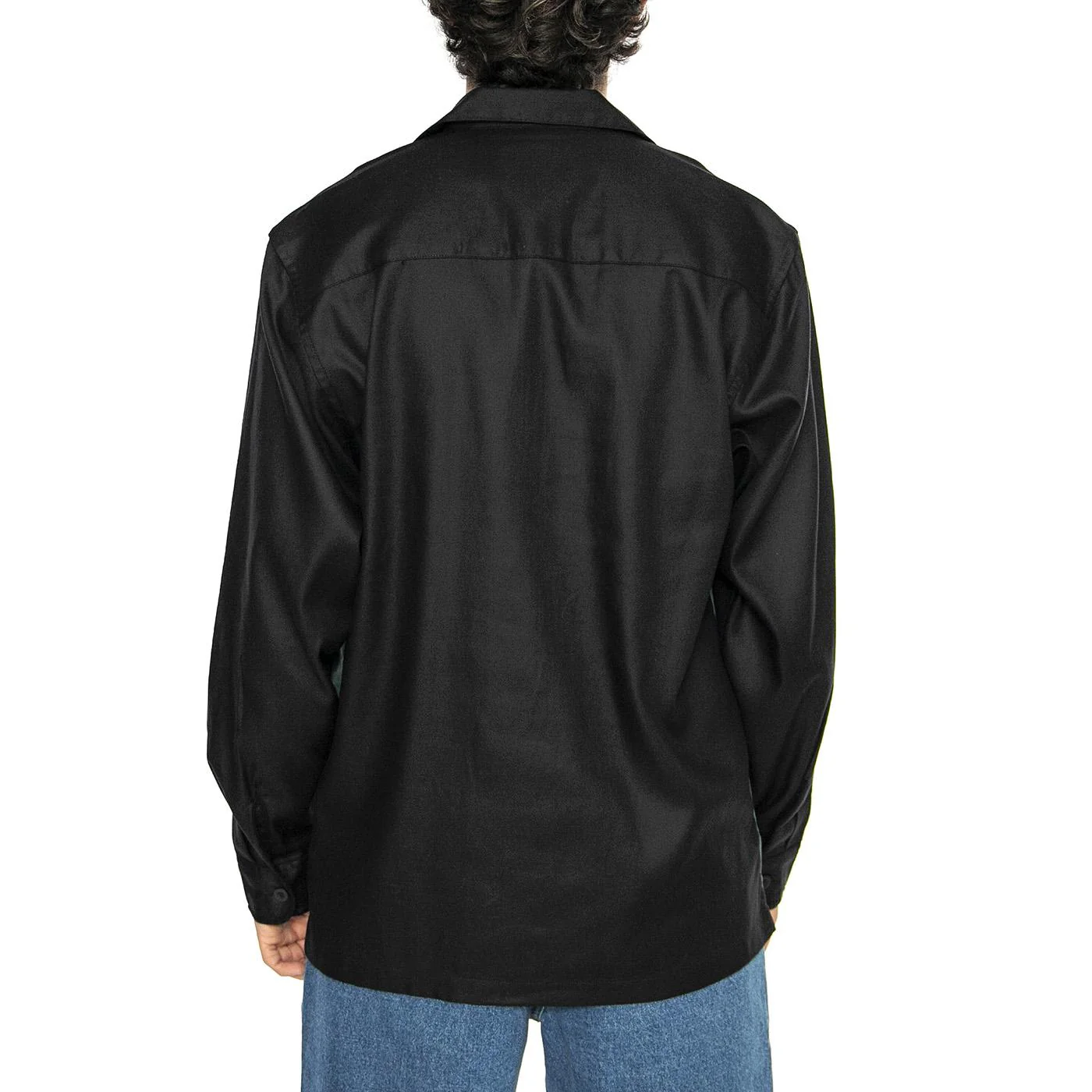 L/S Delaney Shirt Black / Silver Pine - Camicia Uomo Multicolore  Uomo CARHARTT WIP - Image 3