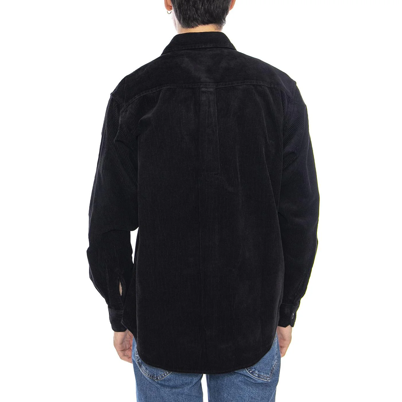 L/S Flint Shirt Black - Camicia Uomo Nera Uomo CARHARTT WIP - Image 3