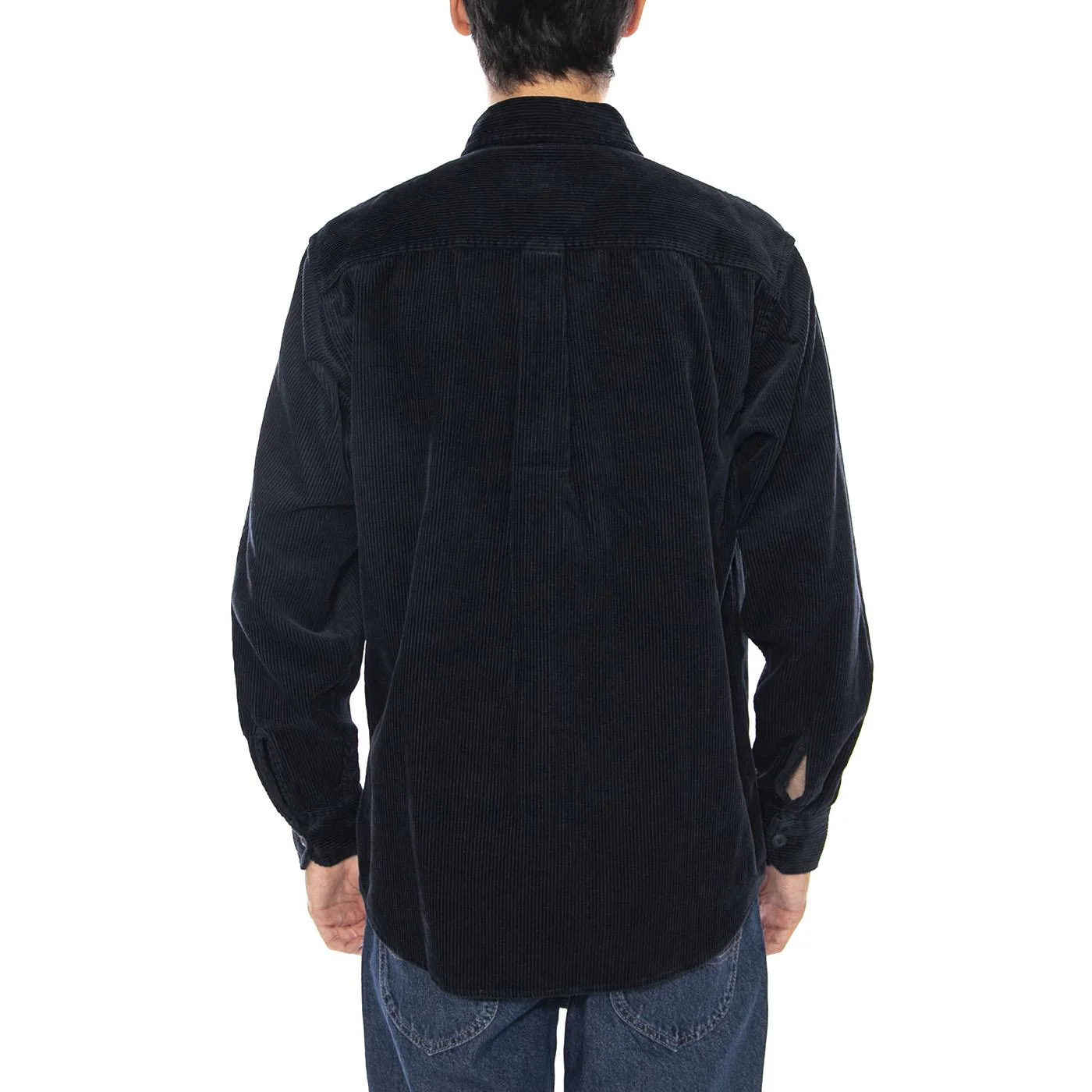 L/S Flint Shirt Deep Night - Camicia Uomo Blu Uomo CARHARTT WIP - Image 3