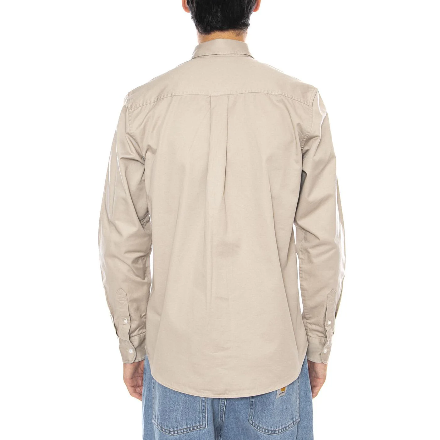 L/S Madison Shirt Fleur De Sel / Wax - Camicia Uomo Beige  Uomo CARHARTT WIP - Image 3
