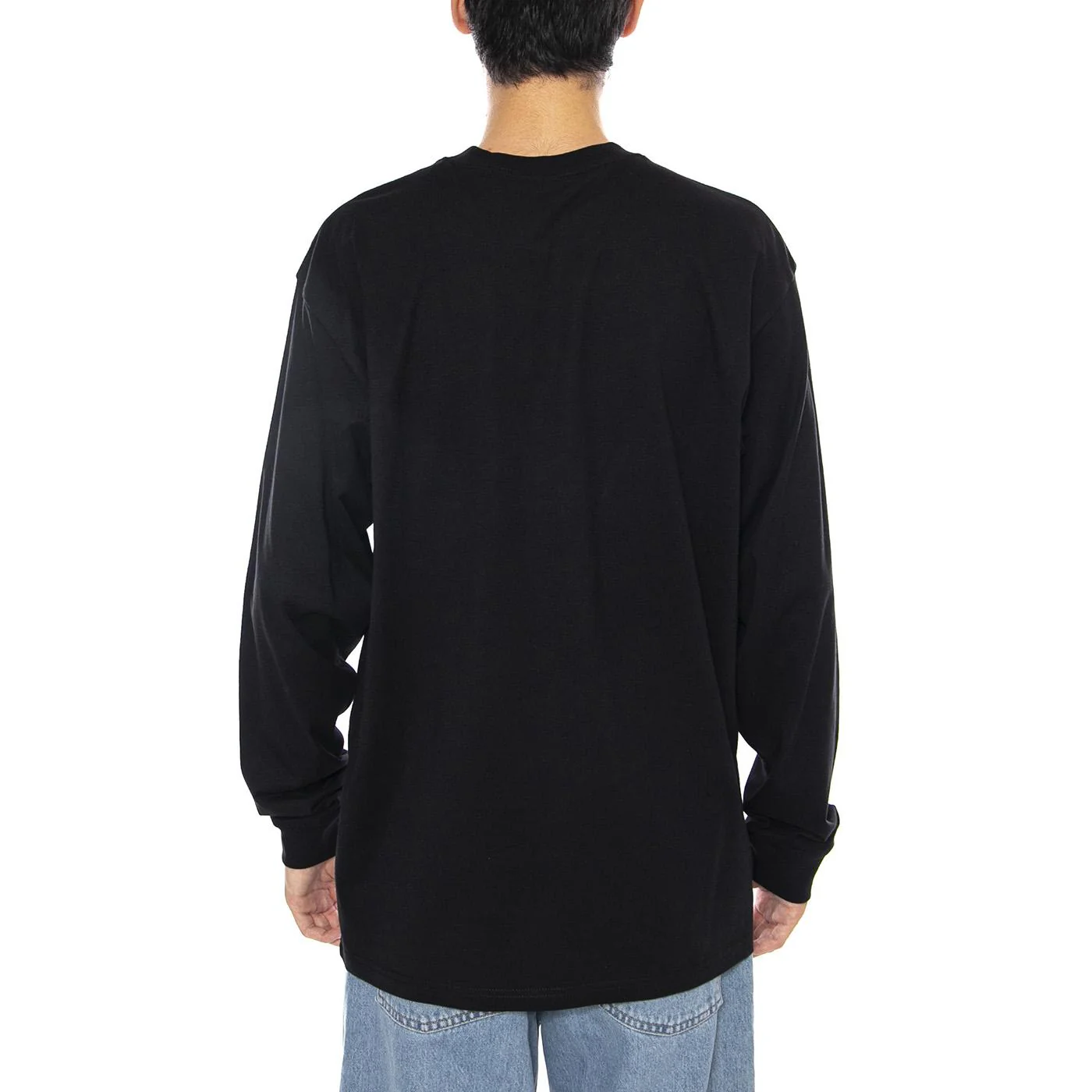L/S Pocket Heart T-Shirt Black / Red - Maglietta Girocollo Maniche Lunghe Uomo Nera Uomo CARHARTT WIP - Image 3