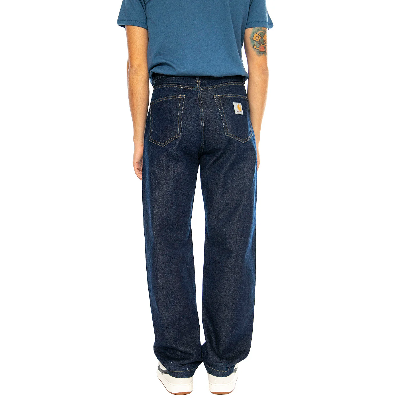 LANDON PANT BLUE RINSED- Pantaloni Denim Jeans Uomo Blu Uomo CARHARTT WIP - Image 4