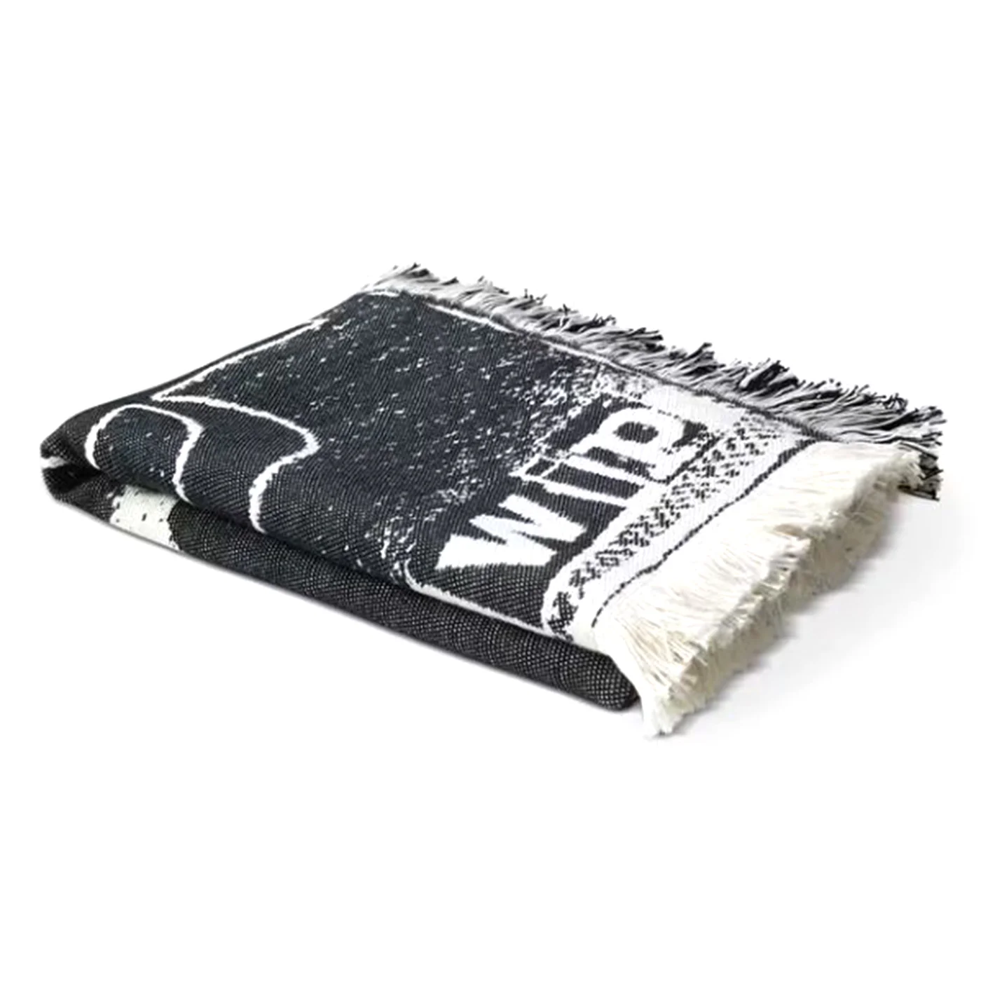 LETTERPRESS BLANKET BLACK / WAX - Coperta Nera / Bianca ACCESSORI CARHARTT WIP - Image 2
