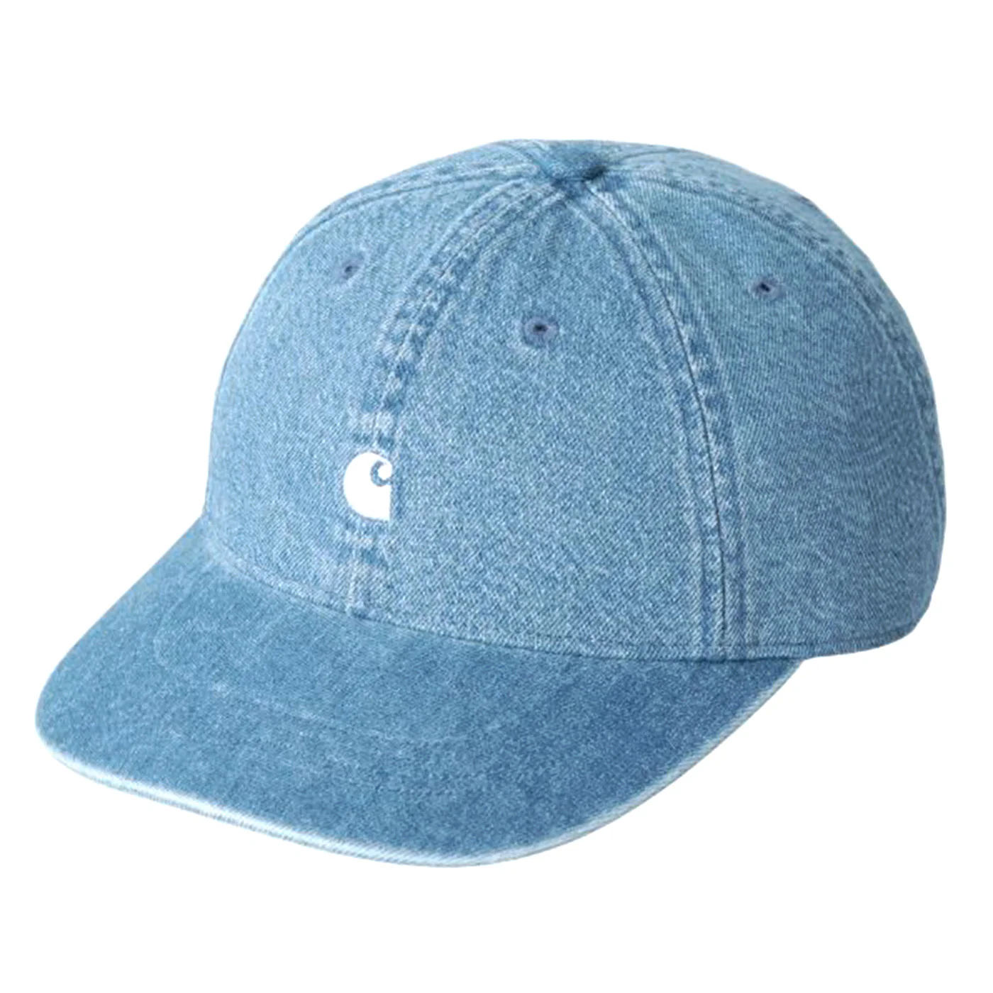 Lucas Cap - Cappellino con Visiera Denim Jeans Blu  ACCESSORI CARHARTT WIP