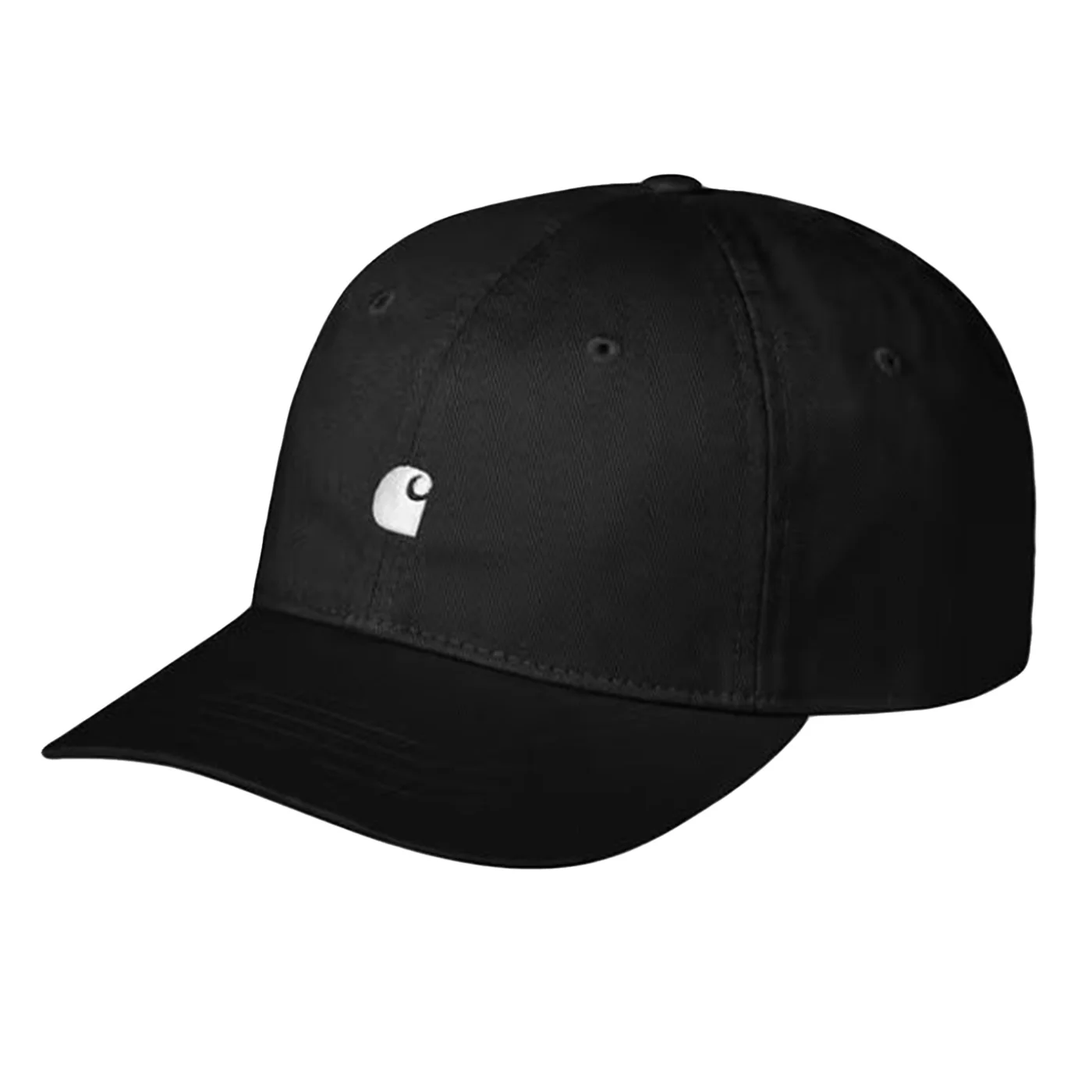 Madison Logo Cap Black / White - Cappellino Nero ACCESSORI CARHARTT WIP