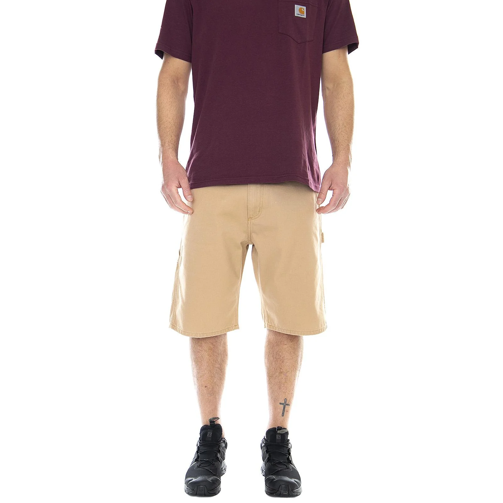 M' Ruck Single Knee Short Dusty H Brown - Bermuda Uomo Marroni Uomo CARHARTT WIP - Image 2