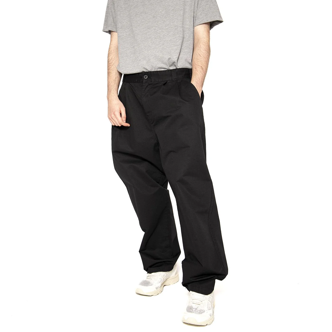 Marv Pant Black /stone washed - Pantaloni Uomo Neri Uomo CARHARTT WIP