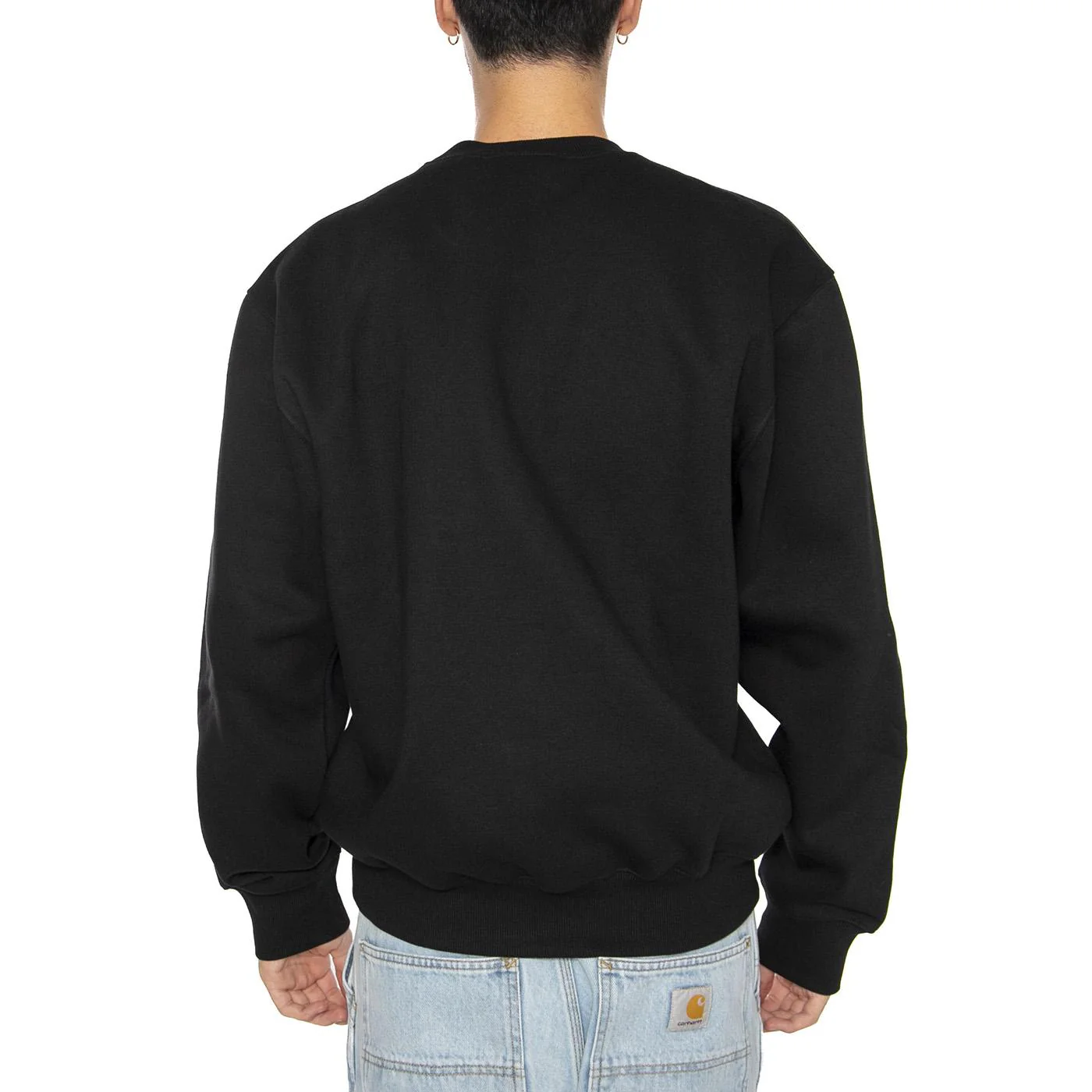 Masterpiece Sweat Black / Fandoghi - Felpa Uomo Nera Uomo CARHARTT WIP - Image 4