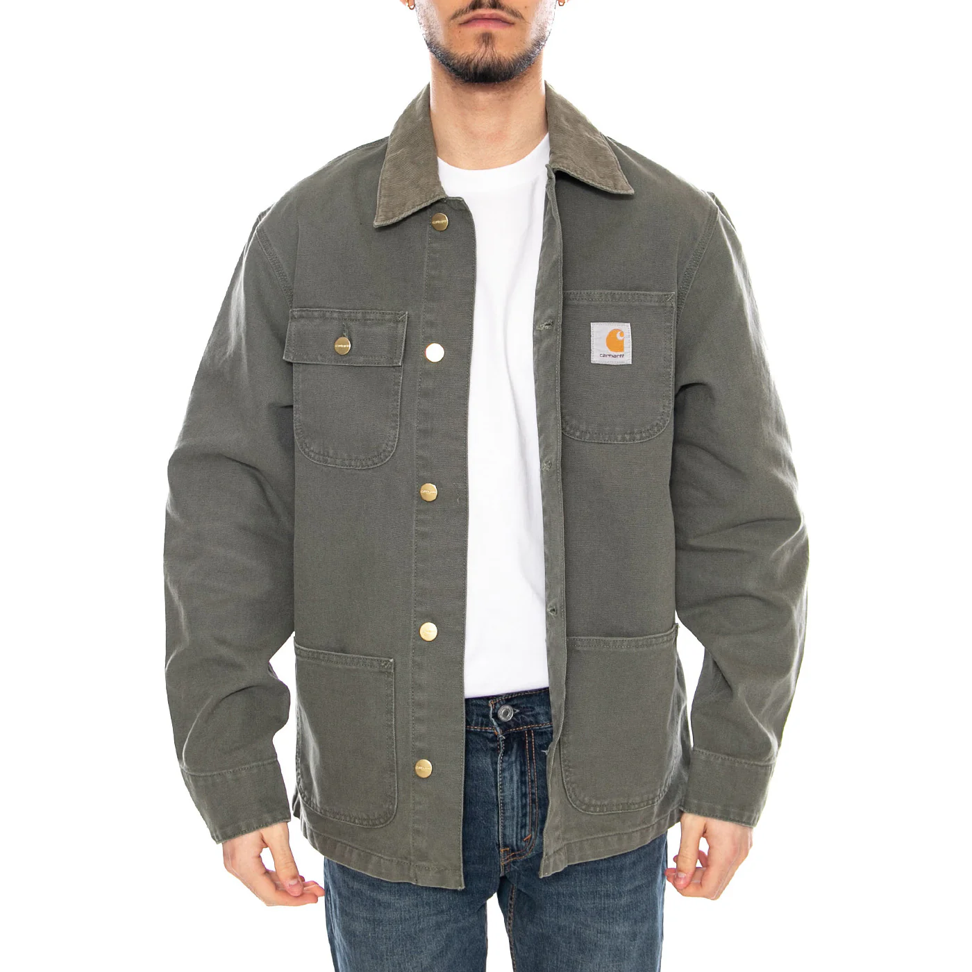 Michigan Coat Leaf / Leaf - Giacca Uomo Verde Uomo CARHARTT WIP - Image 2