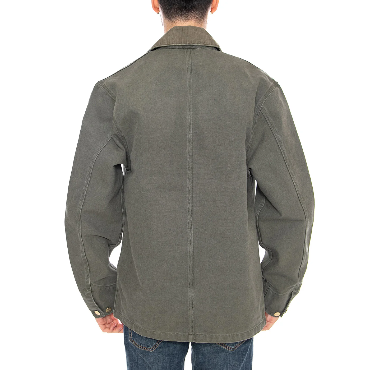 Michigan Coat Leaf / Leaf - Giacca Uomo Verde Uomo CARHARTT WIP - Image 3