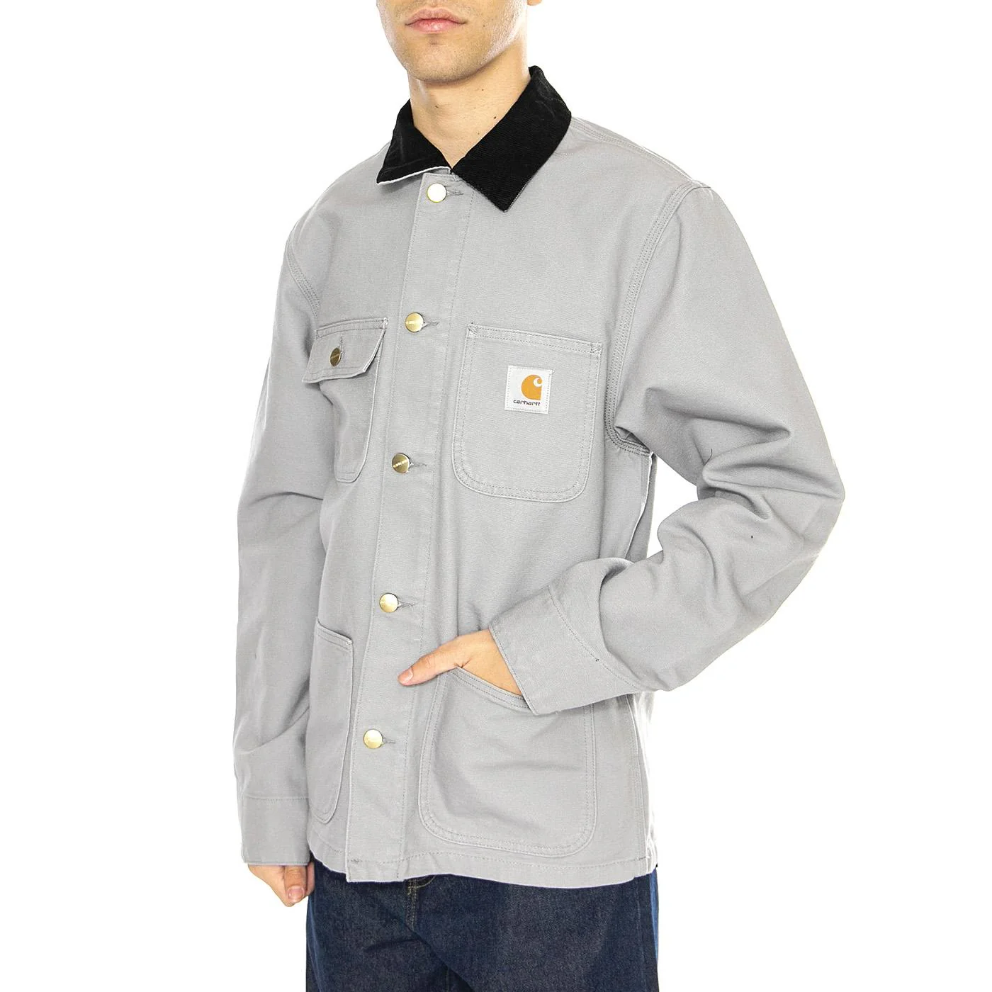 Michigan Coat Yosemite / Black - Giacca Uomo Grigia Uomo CARHARTT WIP