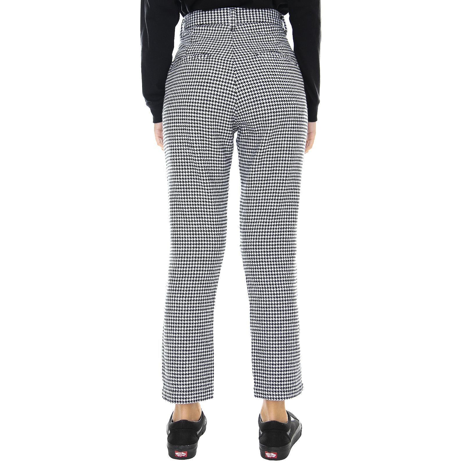 W' Norvell Pant Black / White Check - Pantaloni Donna Bianchi / Neri Donna CARHARTT WIP - Image 3