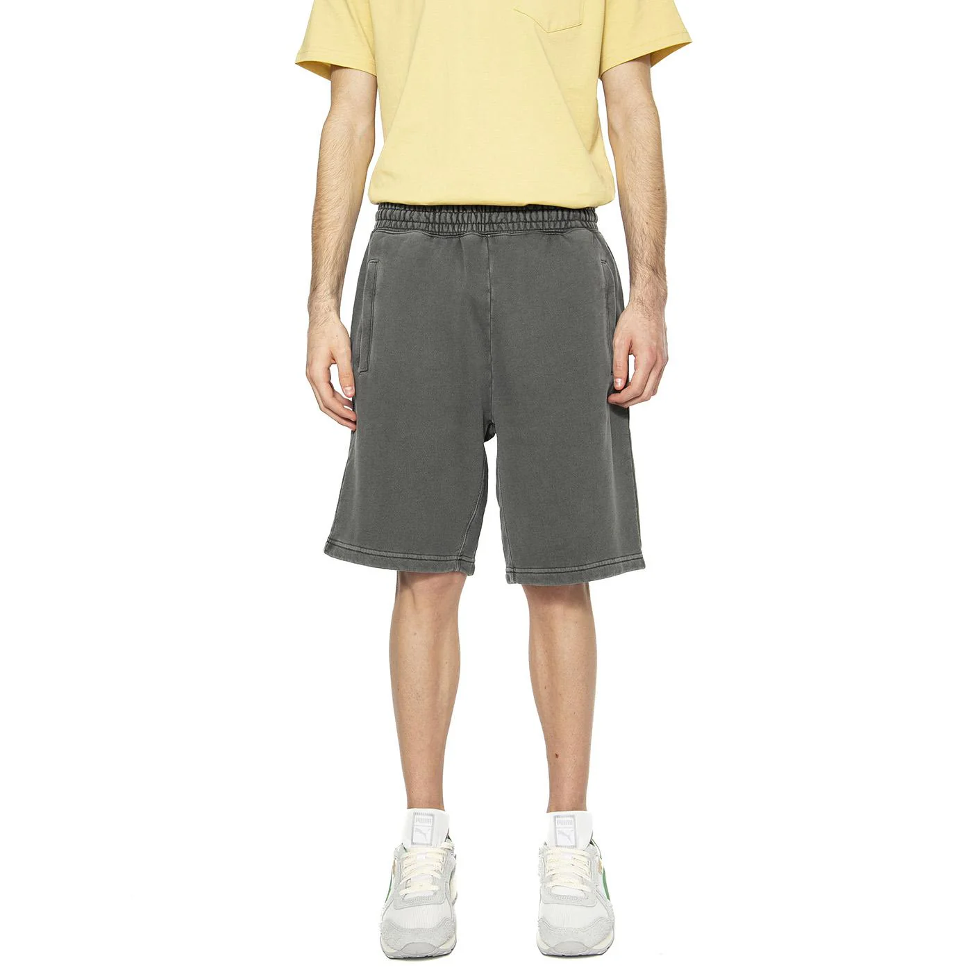 Nelson Sweat Short Graphite - Bermuda Uomo Grigi Uomo CARHARTT WIP - Image 2