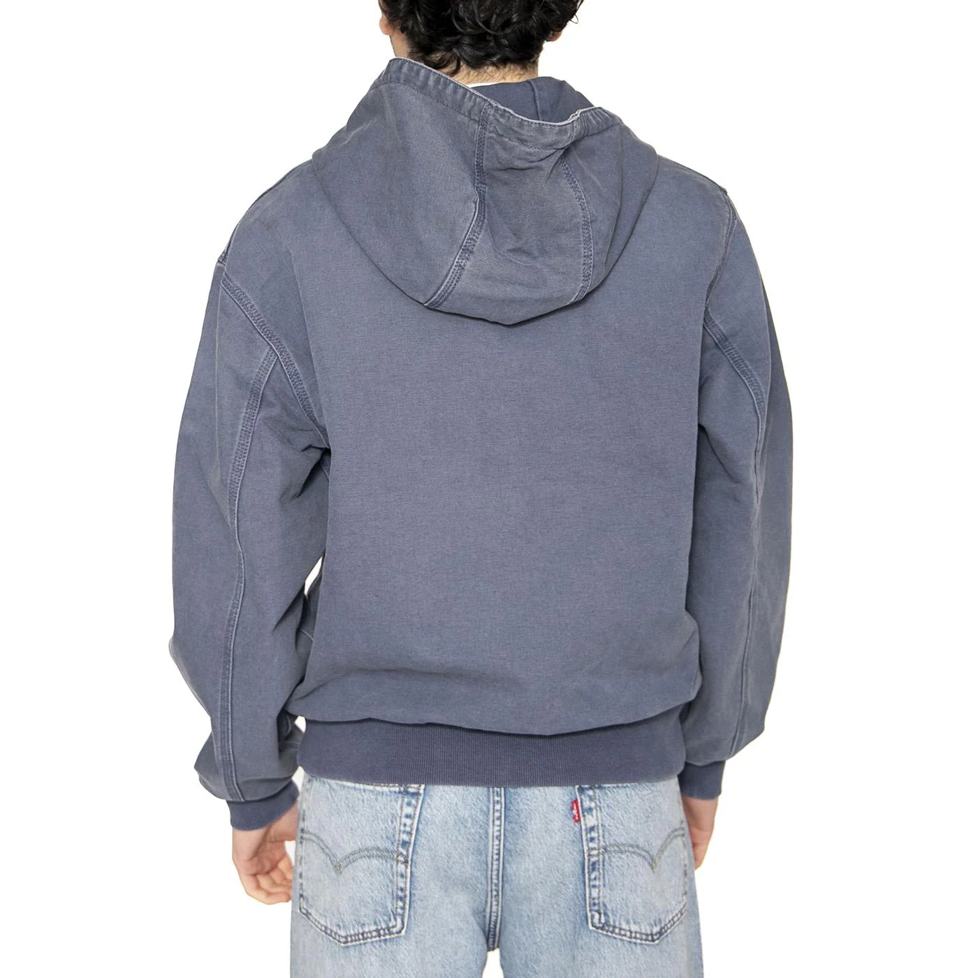 OG Active Jacket Dusky Blue - Giacca con Cappuccio Uomo Blu Uomo CARHARTT WIP - Image 3