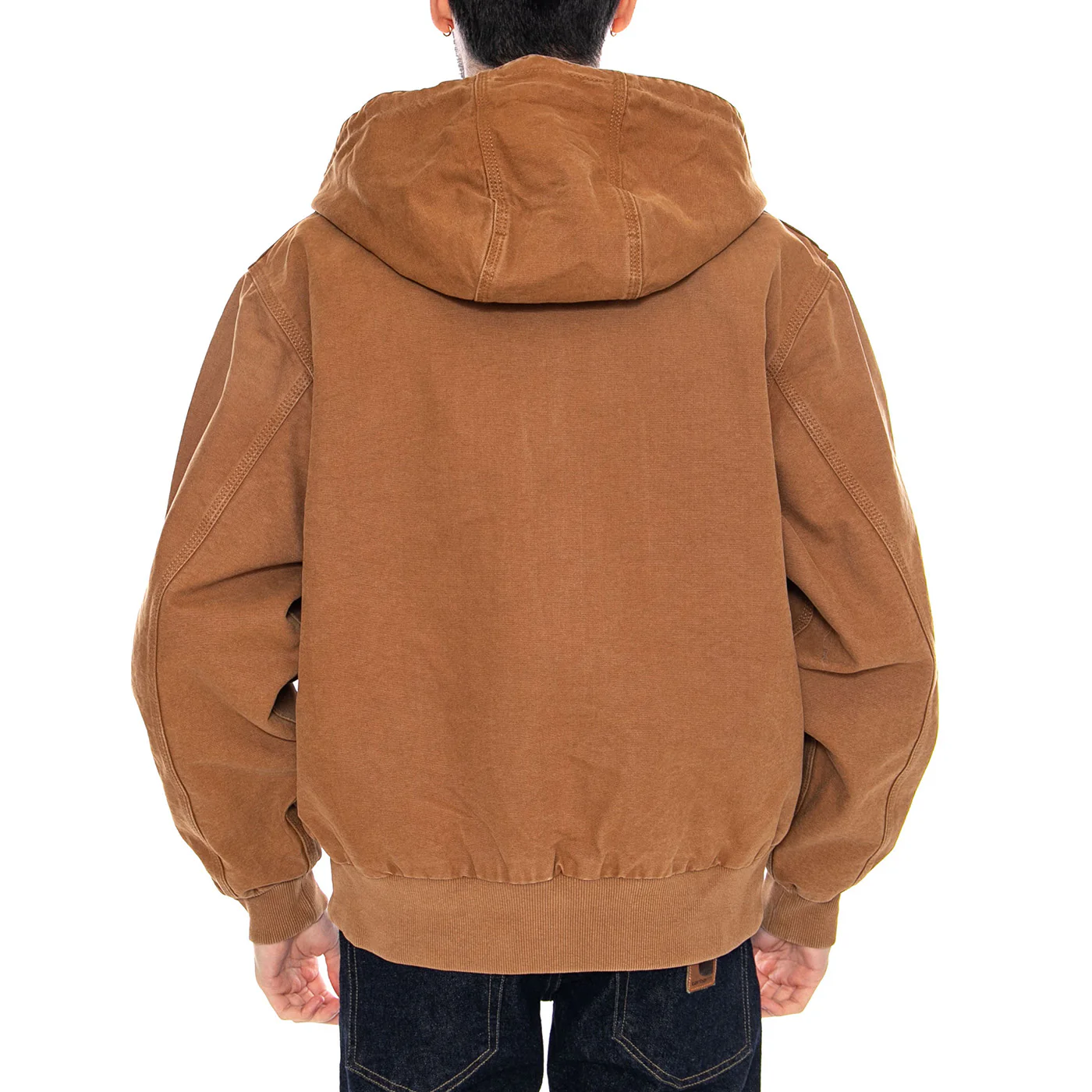 OG Active Jacket Hemilton Brown - Giacca con Cappuccio e Zip Uomo Marrone  Uomo CARHARTT WIP - Image 3
