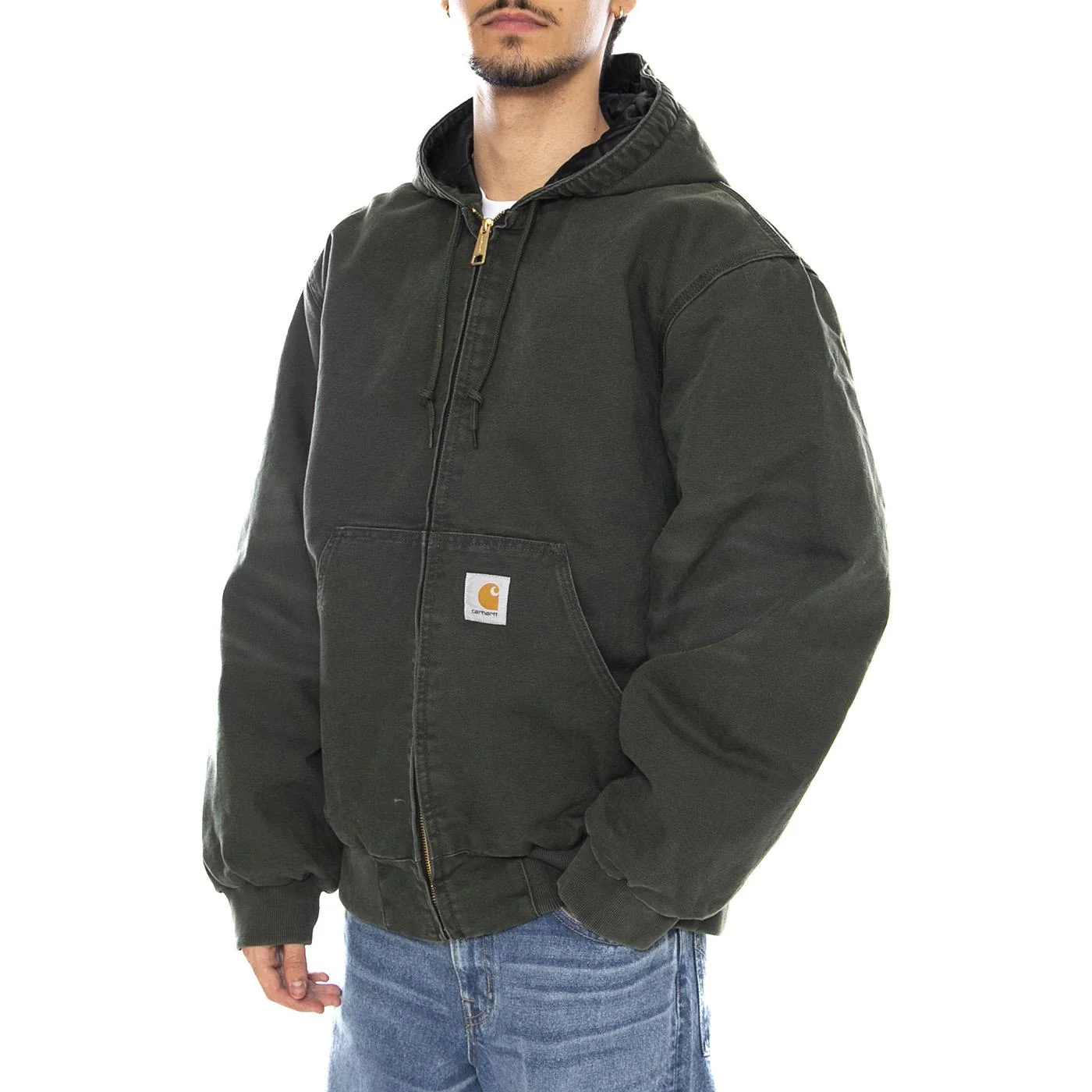 OG Active Jacket Olive - Giacca con Cappuccio Uomo Verde Uomo CARHARTT WIP