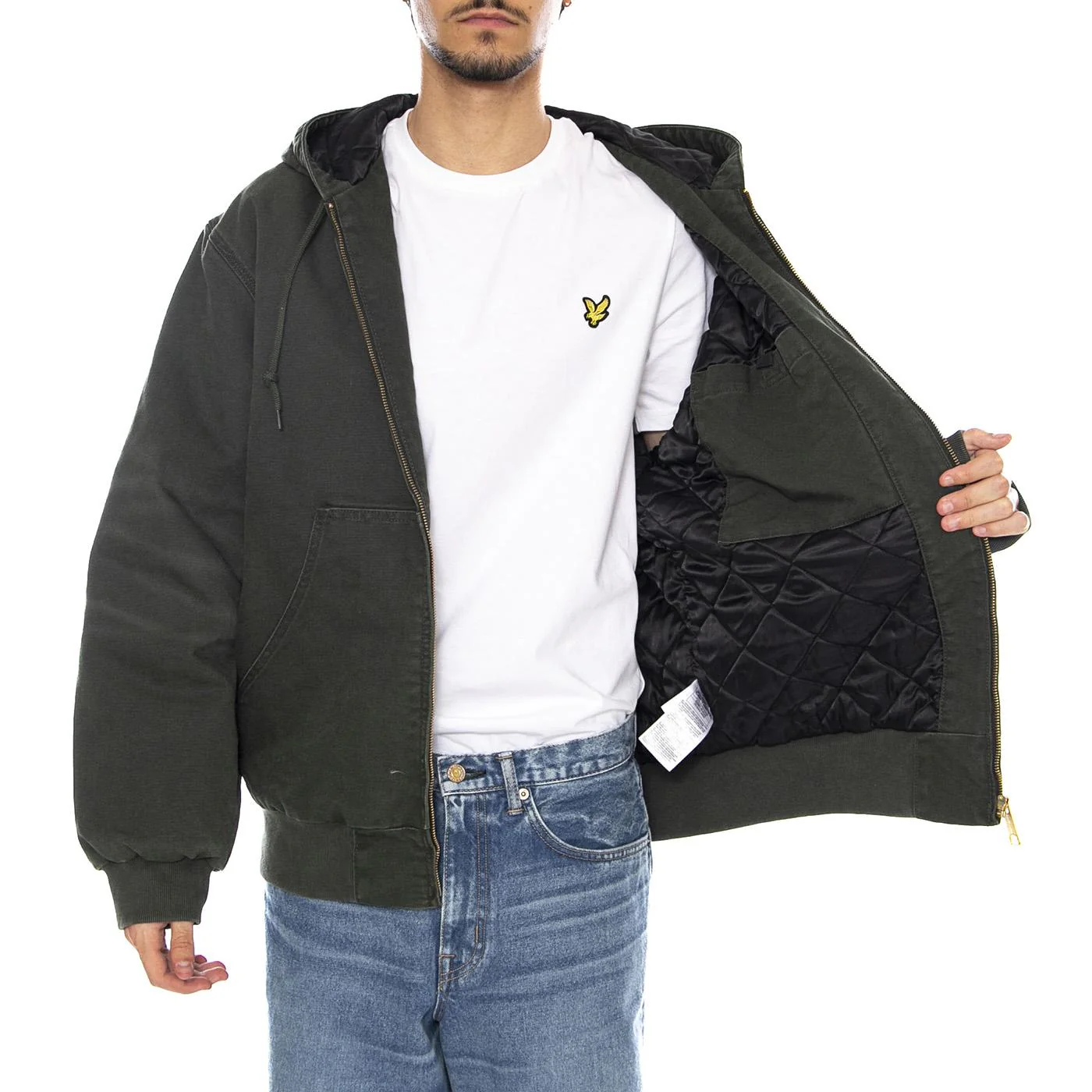 OG Active Jacket Olive - Giacca con Cappuccio Uomo Verde Uomo CARHARTT WIP - Image 4