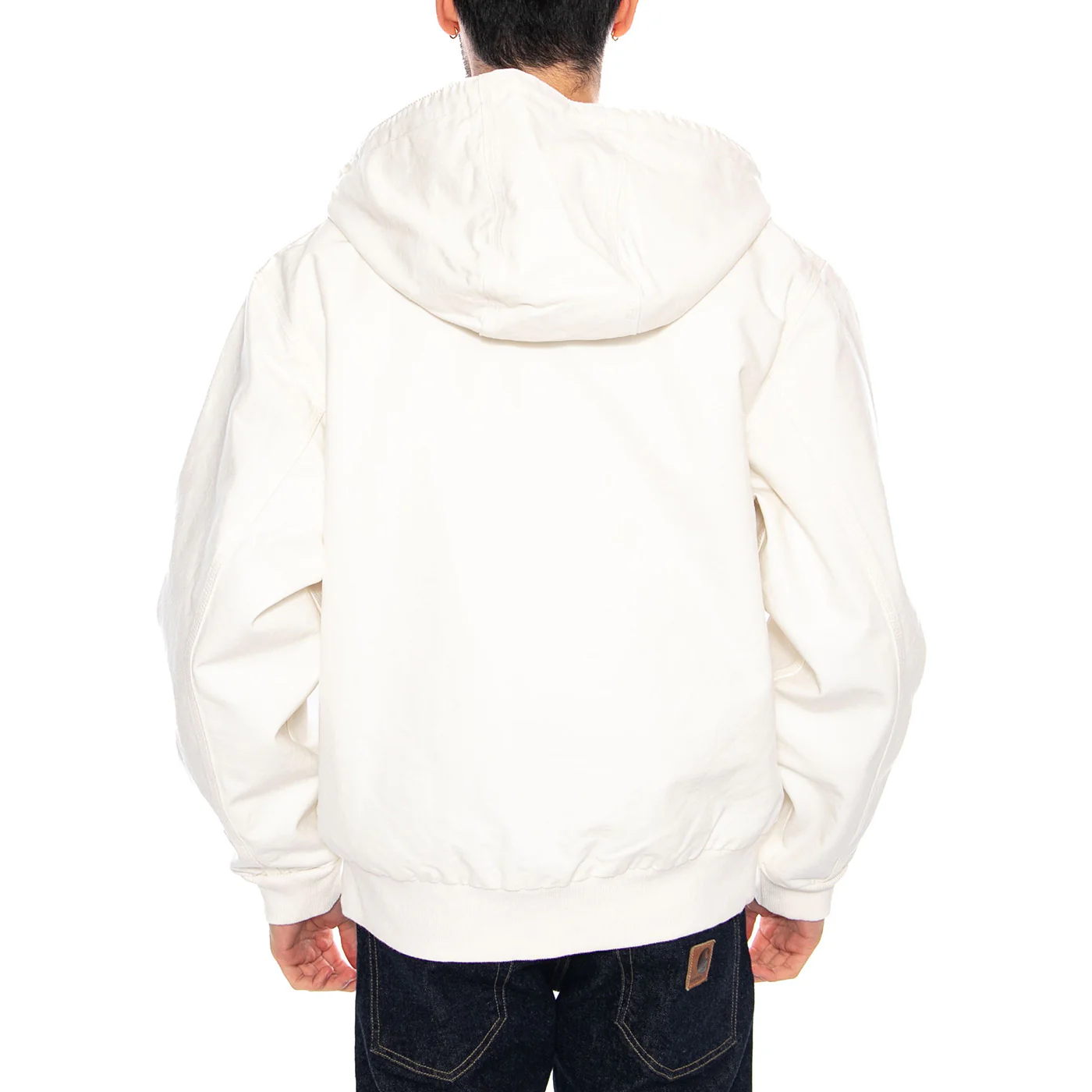 OG Active Jacket Wax - Giacca con Cappuccio e Zip Uomo Bianca Uomo CARHARTT WIP - Image 3
