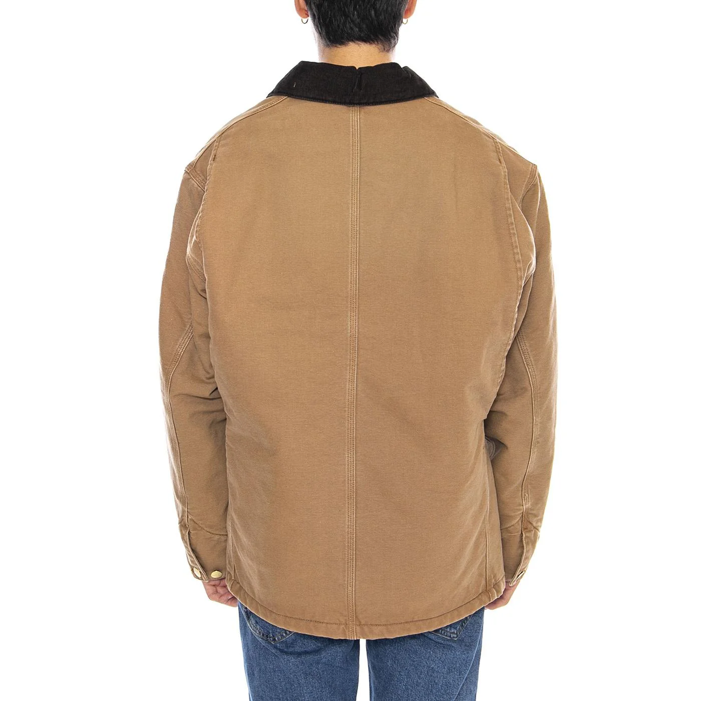 OG Chore Coat Hamilton Brown / Tobacco - Giacca Mrrone  Uomo CARHARTT WIP - Image 3