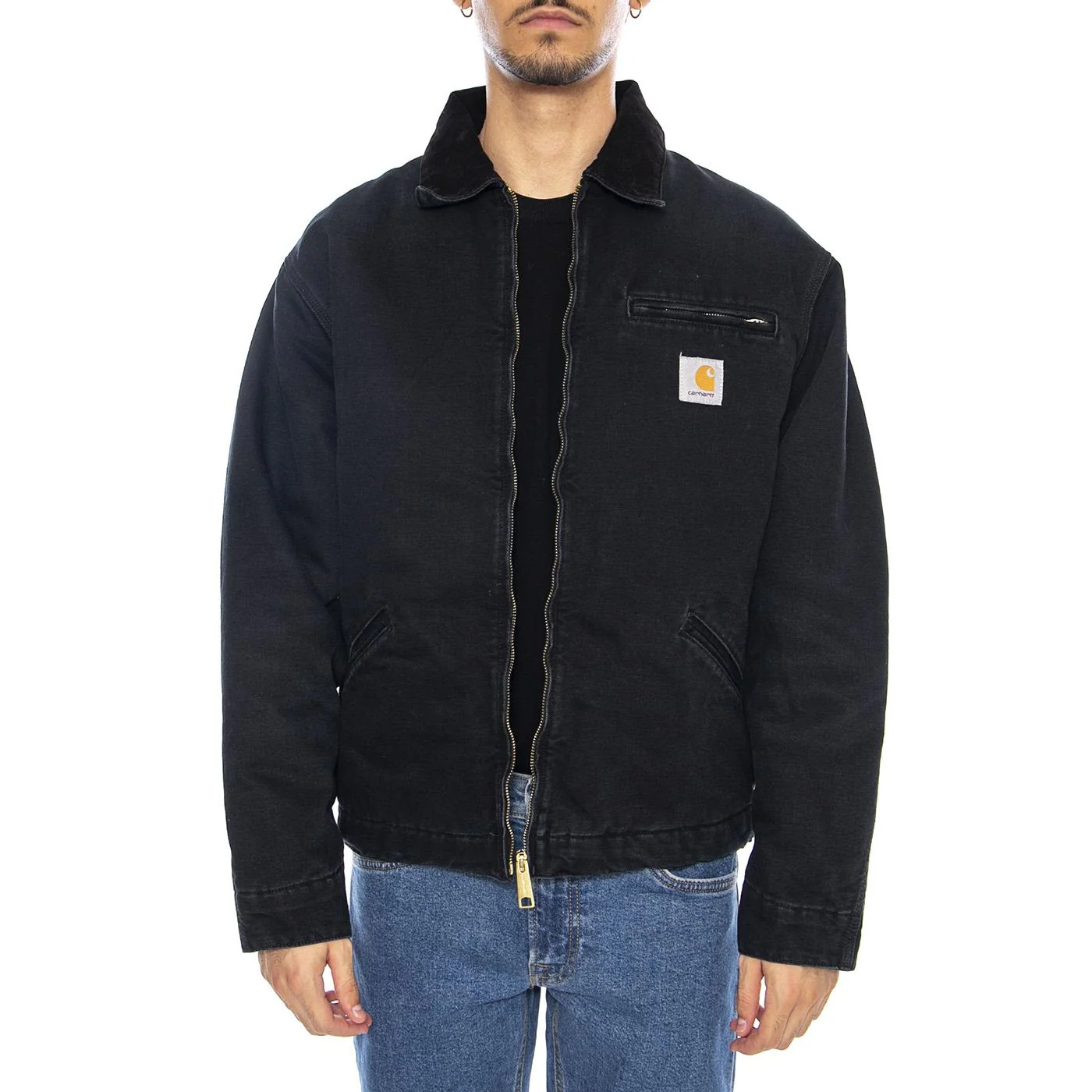OG Detroit Jacket Black / Black - Giacca Nera  Uomo CARHARTT WIP - Image 2