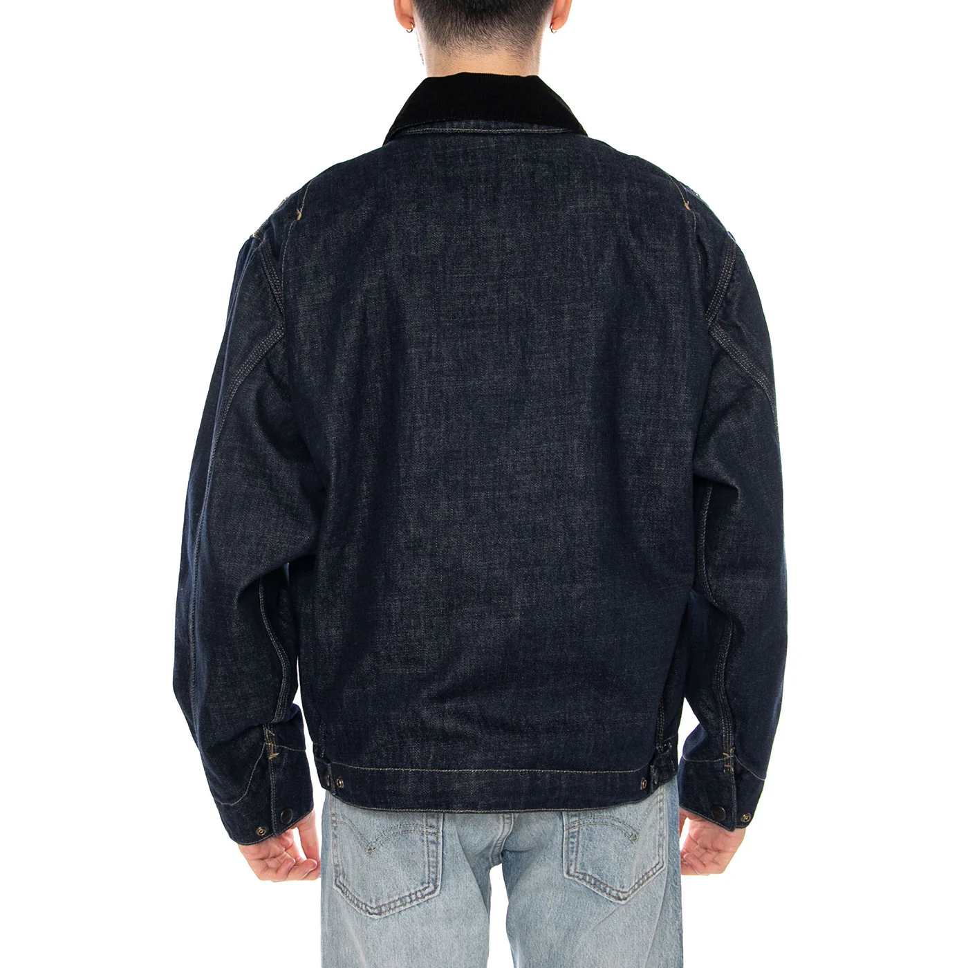 OG Detroit Jacket Blue - Giacca Uomo Blu Uomo CARHARTT WIP - Image 3