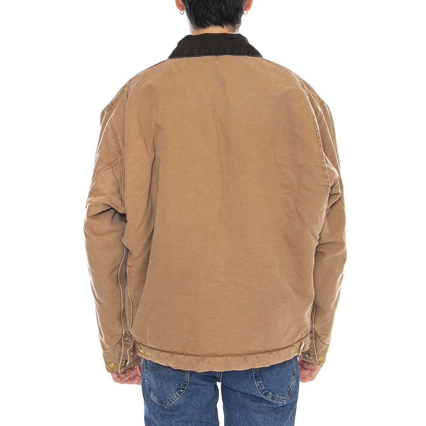 OG Detroit Jacket Hamilton Brown / Tobacco - Giacca Marrone  Uomo CARHARTT WIP - Image 3