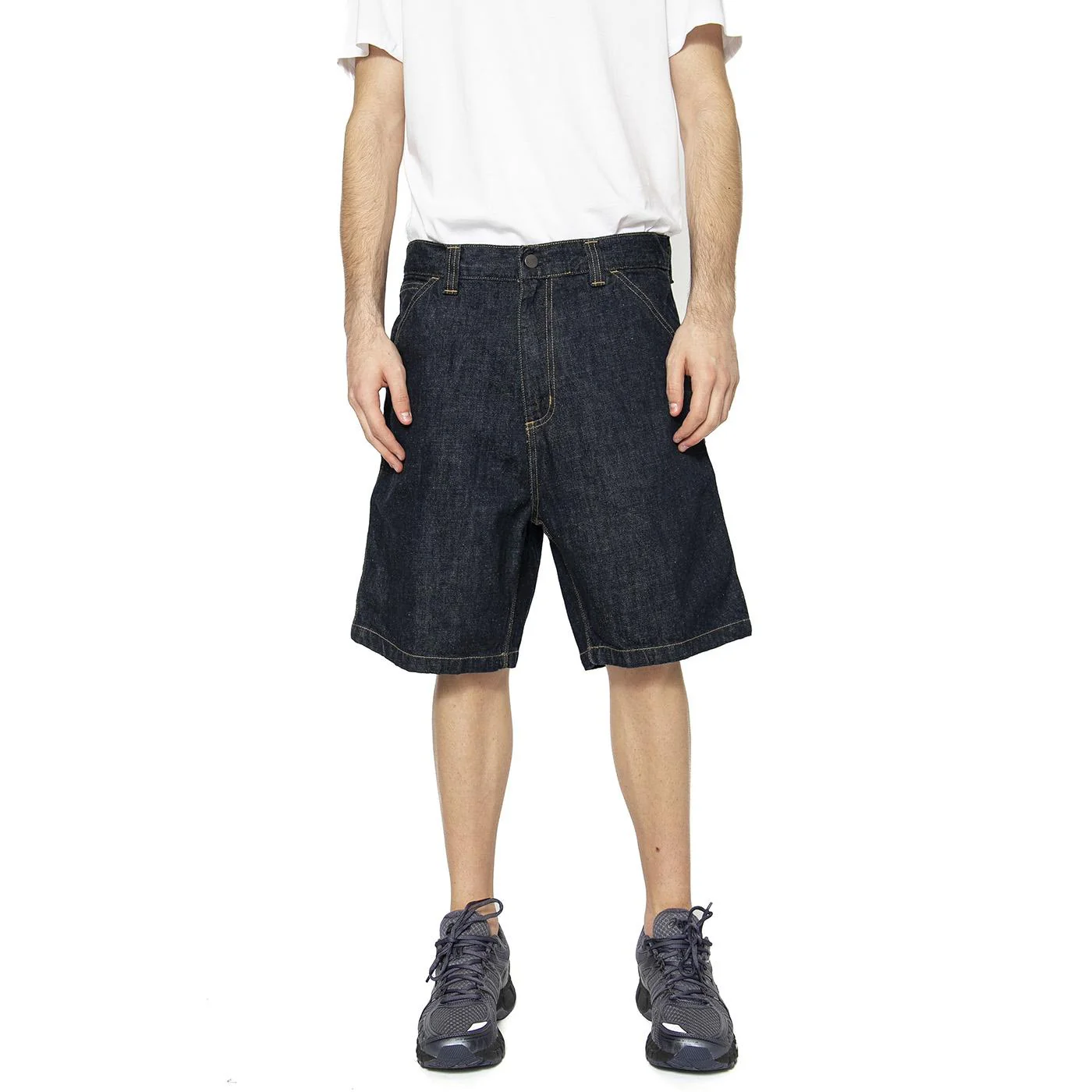 OG Single Knee Short Blue - Bermuda Uomo Blu  Uomo CARHARTT WIP - Image 2
