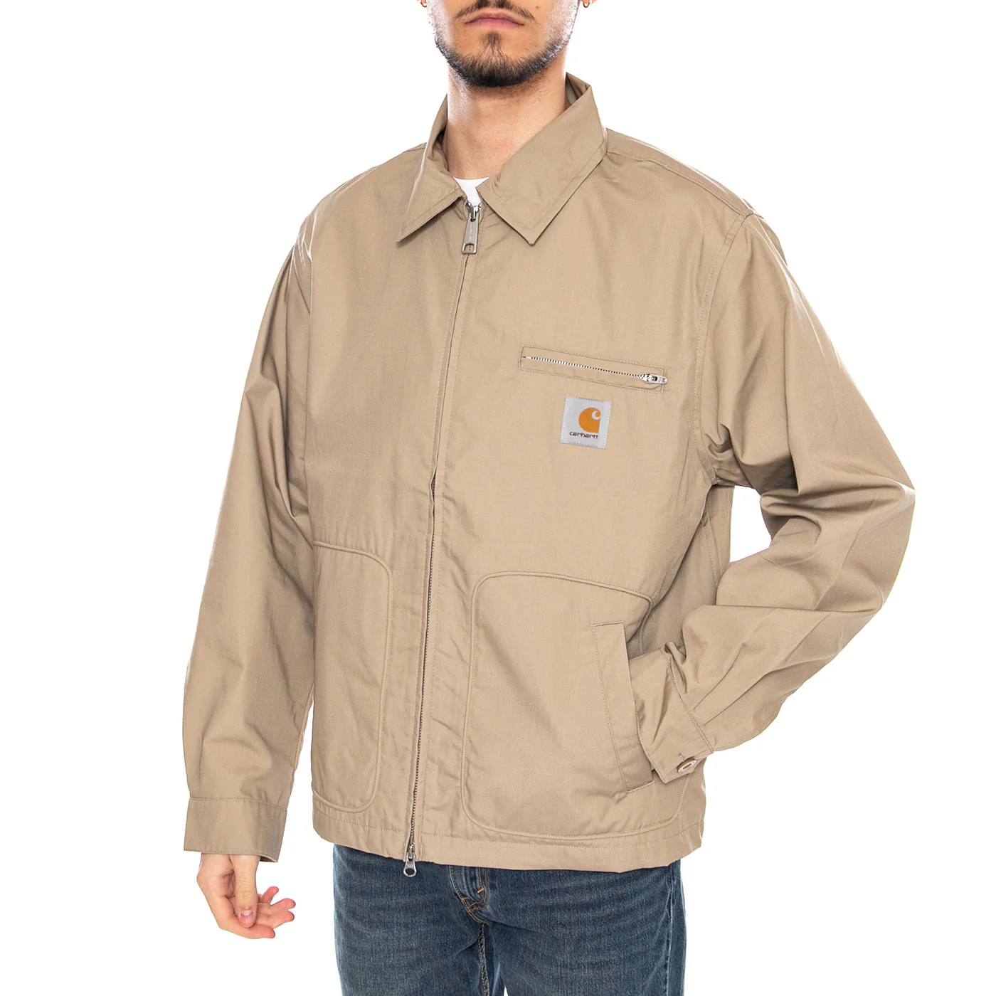 Postal Jacket Irokmo - Giacca Uomo Beige Uomo CARHARTT WIP