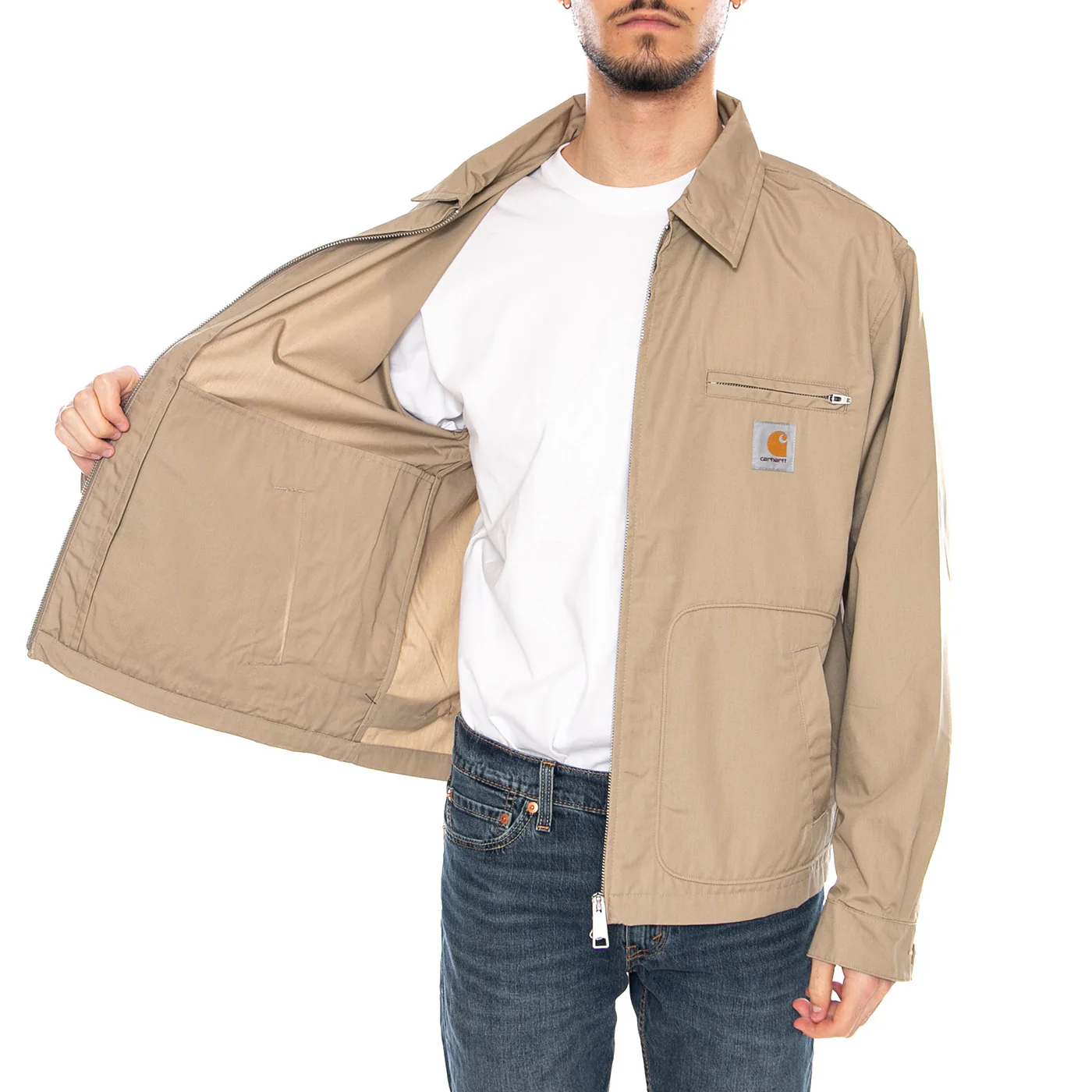 Postal Jacket Irokmo - Giacca Uomo Beige Uomo CARHARTT WIP - Image 4