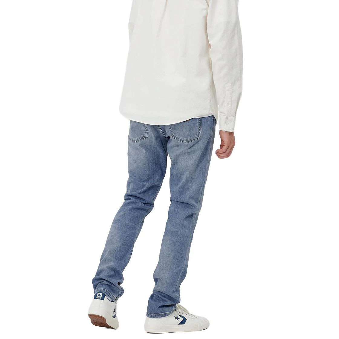 Rebel Pant Blue - Pantaloni Denim Jeans Uomo Blu Uomo CARHARTT WIP - Image 2