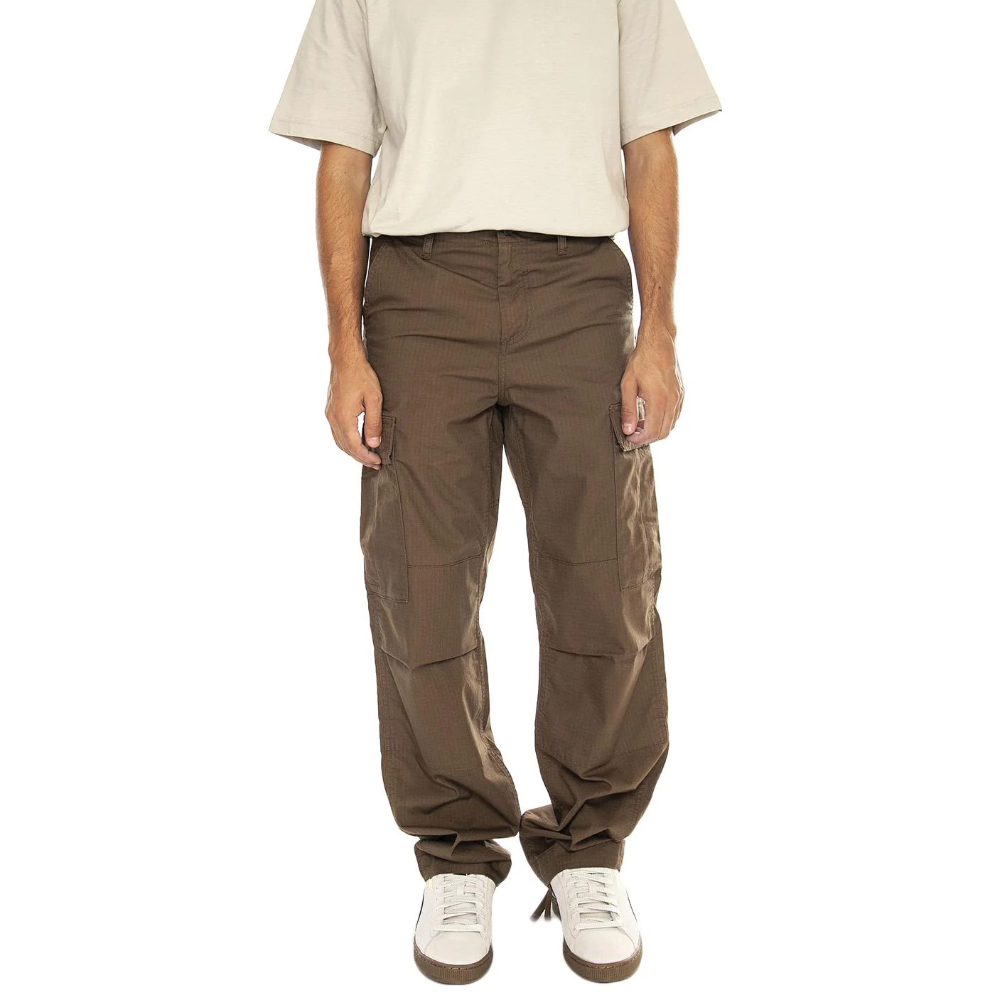 Regular Cargo Pant Chocolate rinsed - Pantaloni Uomo Marroni  Uomo CARHARTT WIP - Image 2