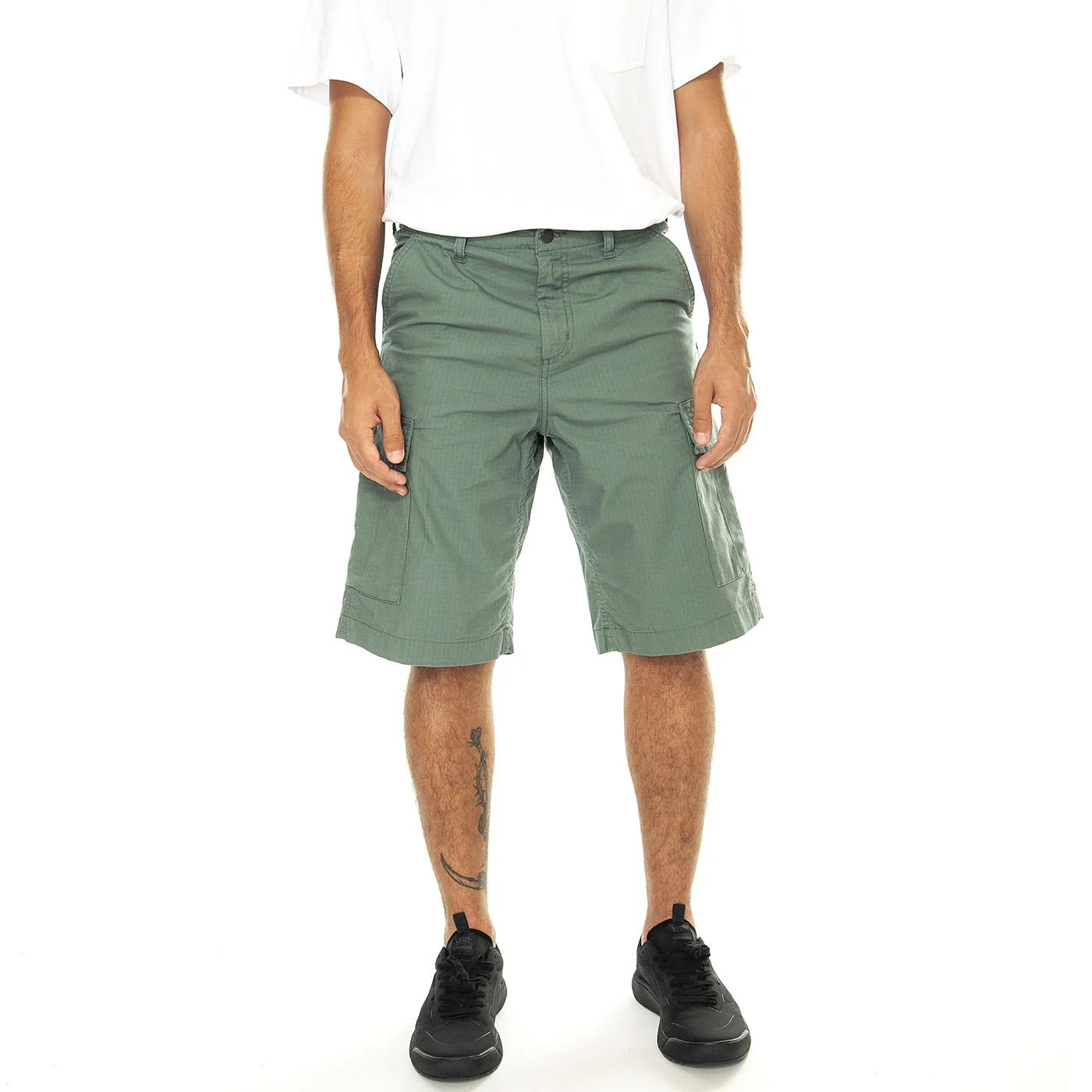 Regular Cargo Short Duck Green rinsed - Bermuda Cargo Uomo Verdi  Uomo CARHARTT WIP - Image 2