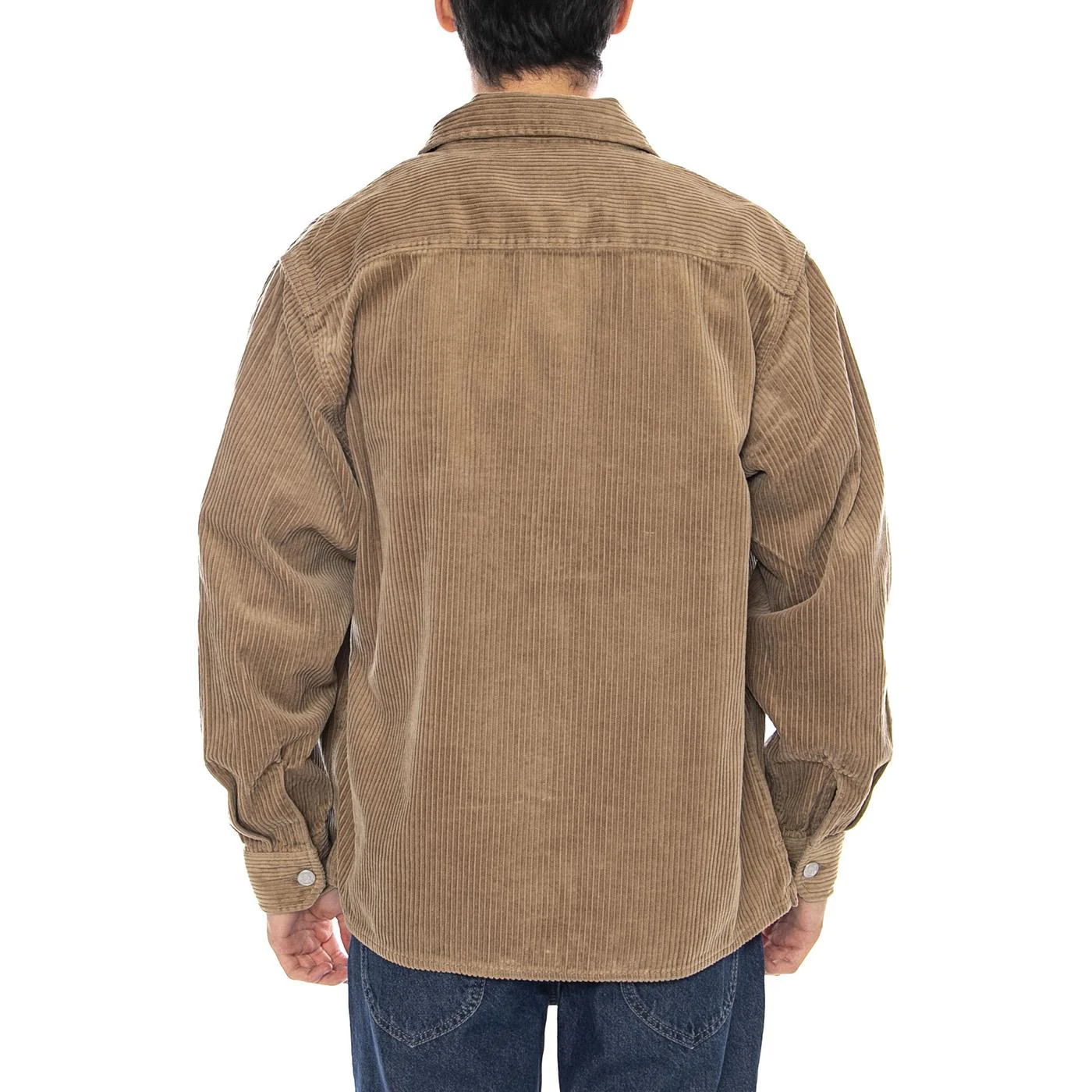 Reynold Shirt Jac Leather - Giacca Uomo Marrone Uomo CARHARTT WIP - Image 3