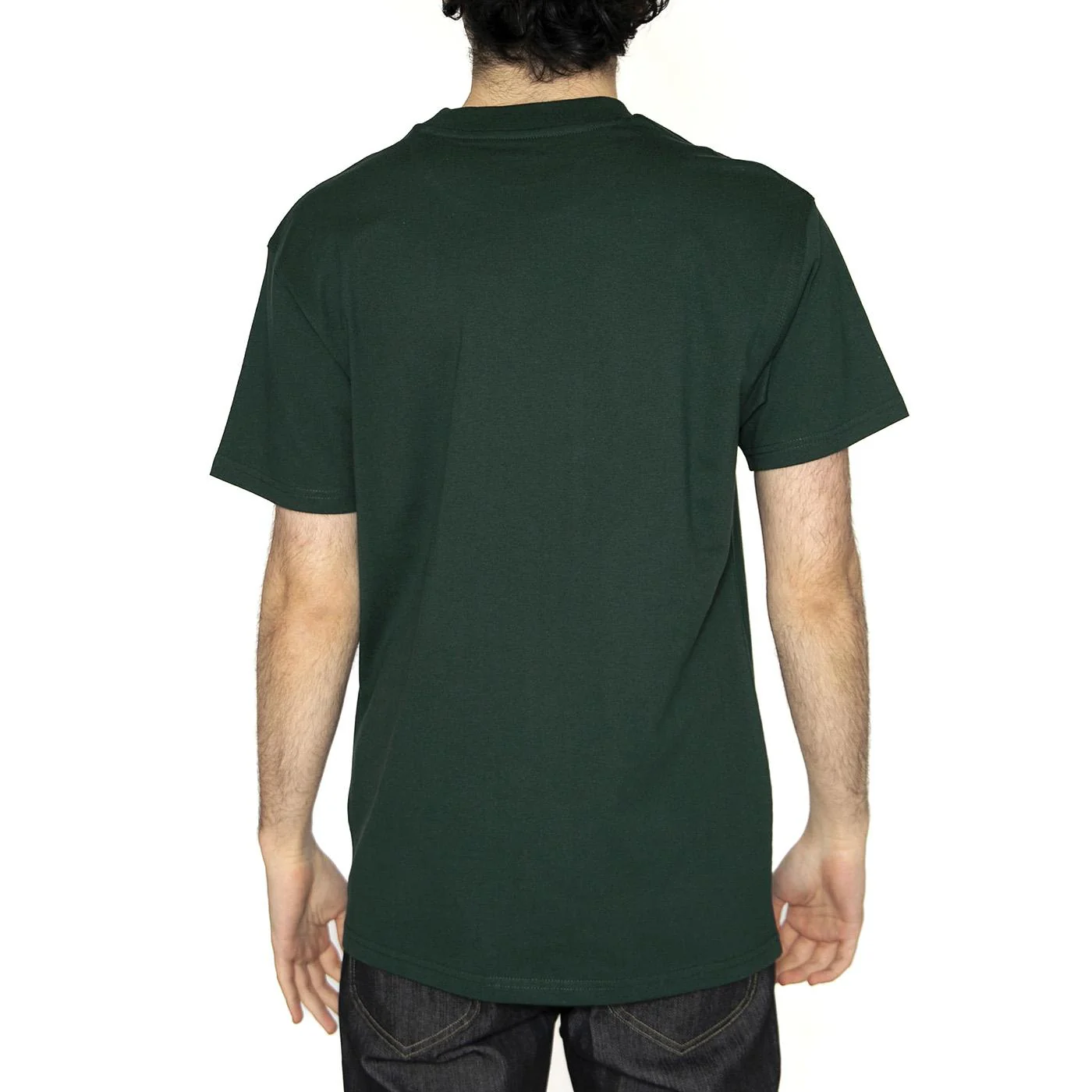 S/S American Script T-Shirt Conifer - Maglietta Girocollo Uomo Verde Uomo CARHARTT WIP - Image 3