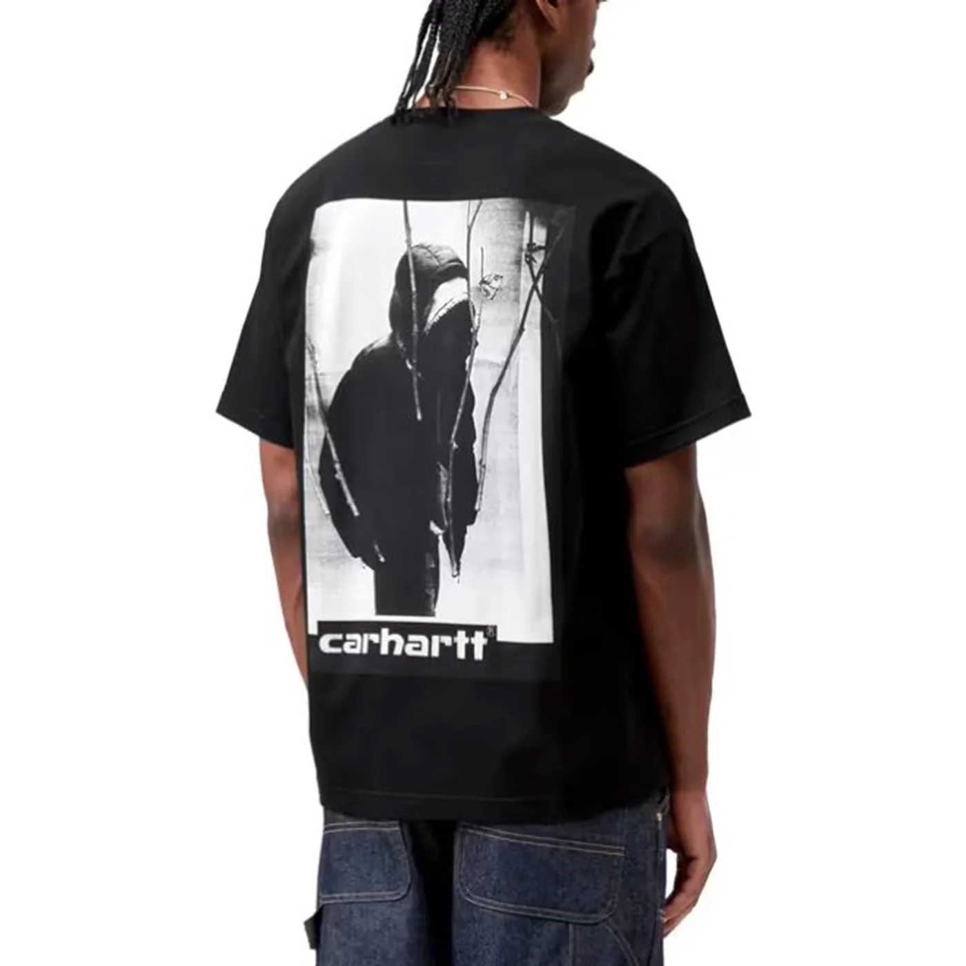 S/S ARCHIVE SCRIPT T-SHIRT BLACK - Maglietta Girocollo Uomo Nera  Uomo CARHARTT WIP - Image 2