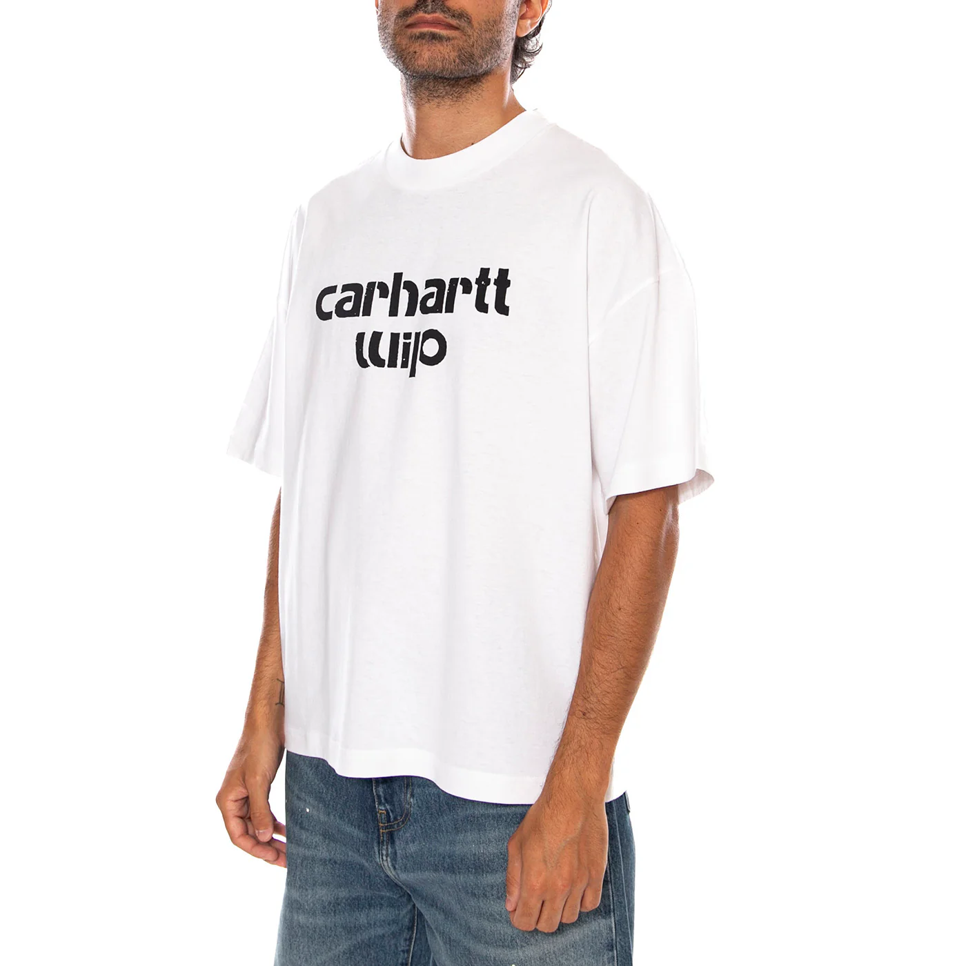 S/S ARCHIVE T-SHIRT WHITE - Maglietta Girocollo Uomo Bianca  Uomo CARHARTT WIP