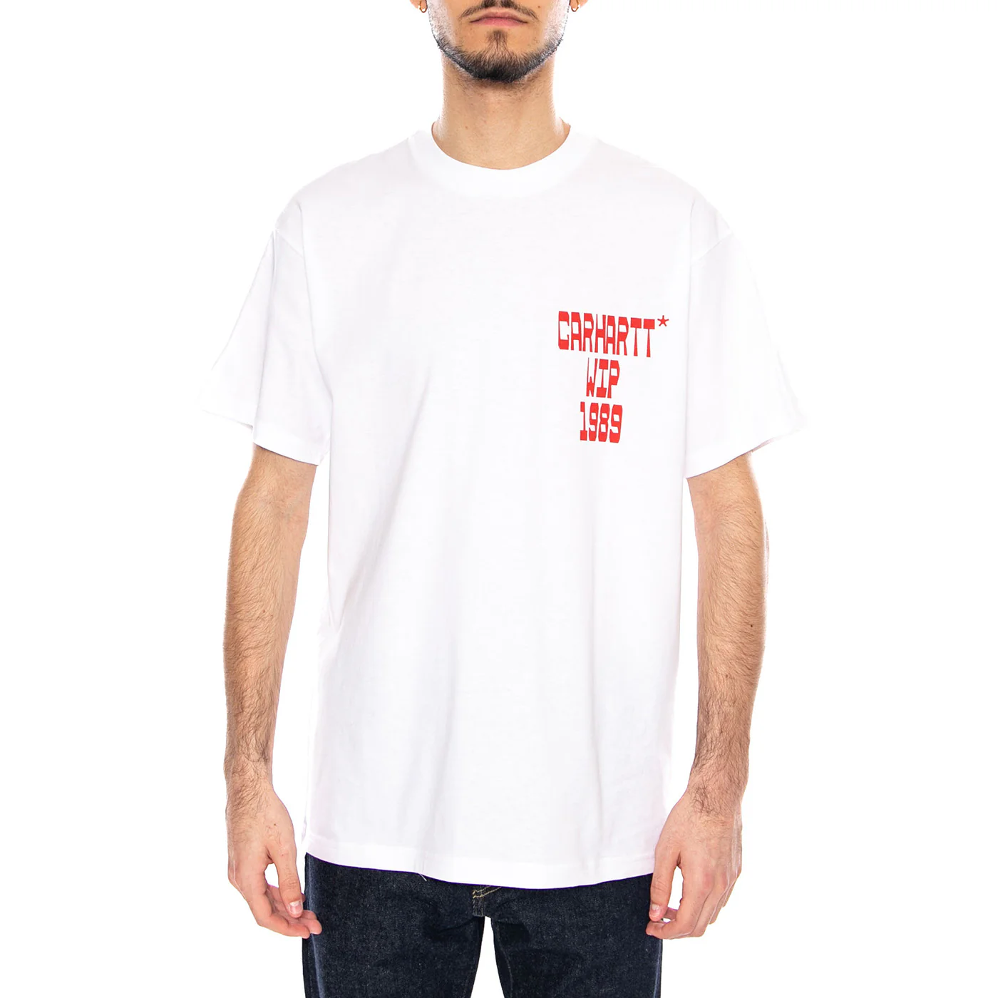 S/S Blocks T-Shirt White - Maglietta Girocollo Uomo Bianca  Uomo CARHARTT WIP - Image 2