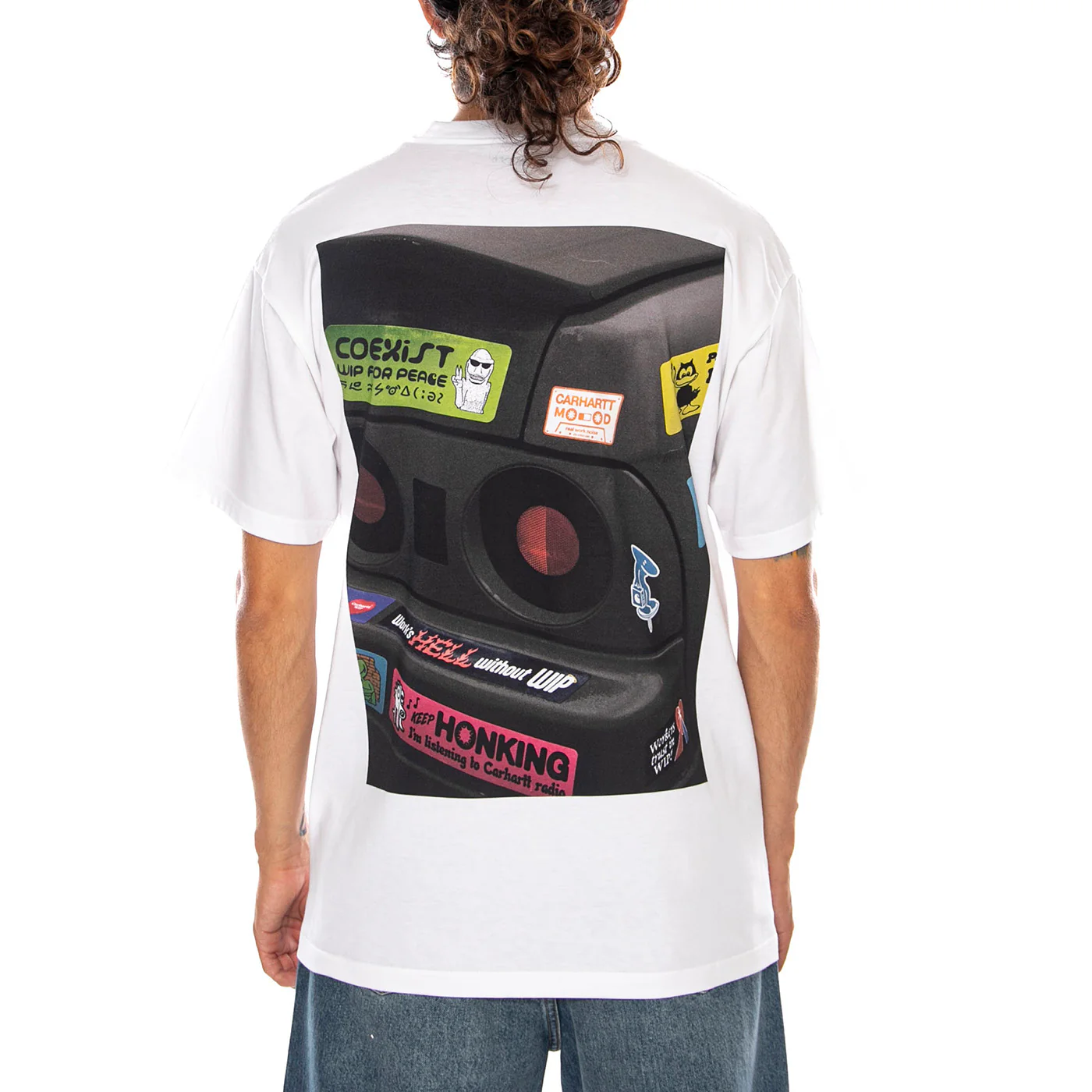 S/S BUMPER CAR T-SHIRT WHITE - Maglietta Girocollo Uomo Bianca  Uomo CARHARTT WIP - Image 3