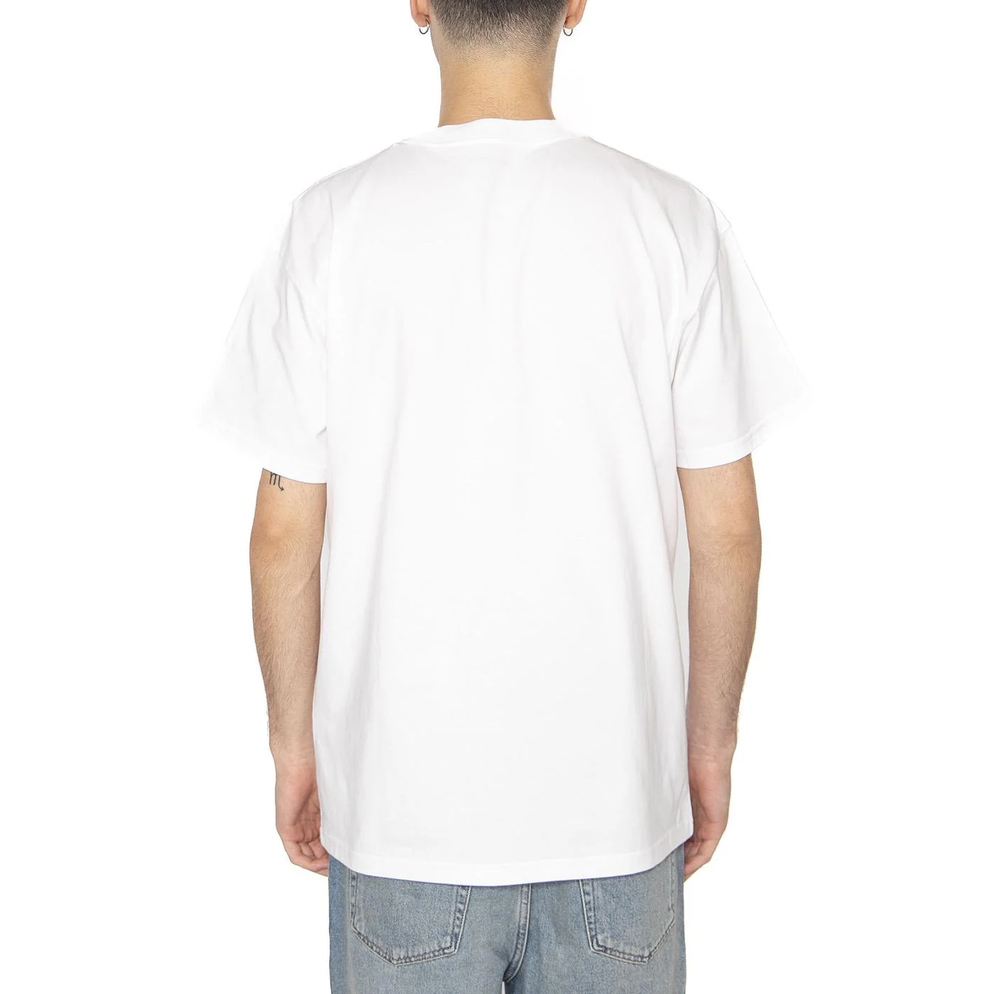 S/S Cairn Man T-Shirt White - Maglietta Girocollo Uomo Bianca Uomo CARHARTT WIP - Image 3