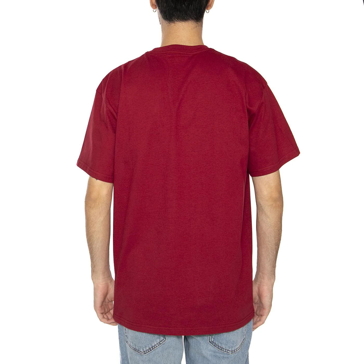 S/S Chase T-Shirt Scarlet / Gold - Maglietta Girocollo Uomo Rossa Uomo CARHARTT WIP - Image 4