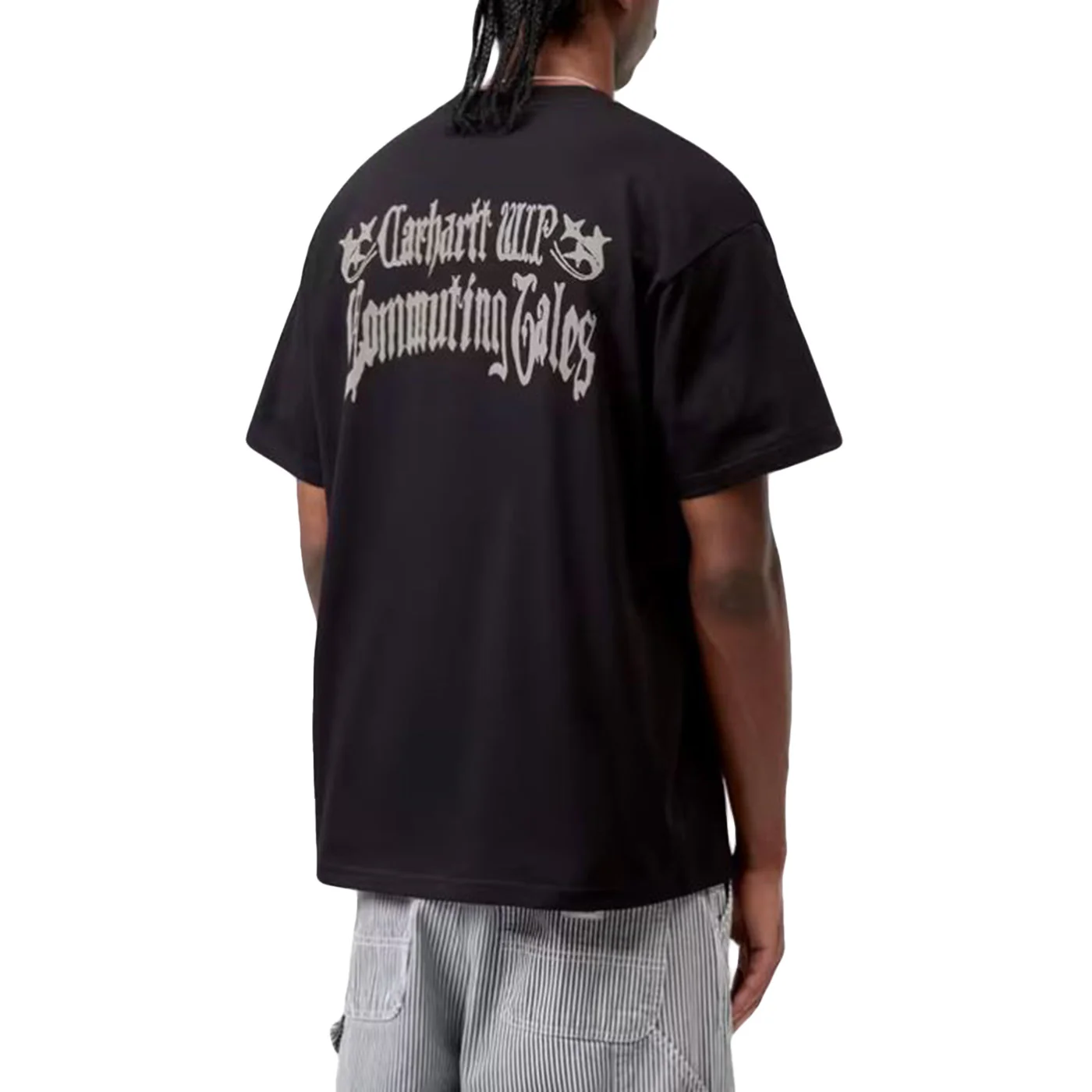 S/S COMMUTING TALES T-SHIRT BLACK - Maglietta Girocollo Uomo Nera Uomo CARHARTT WIP - Image 2